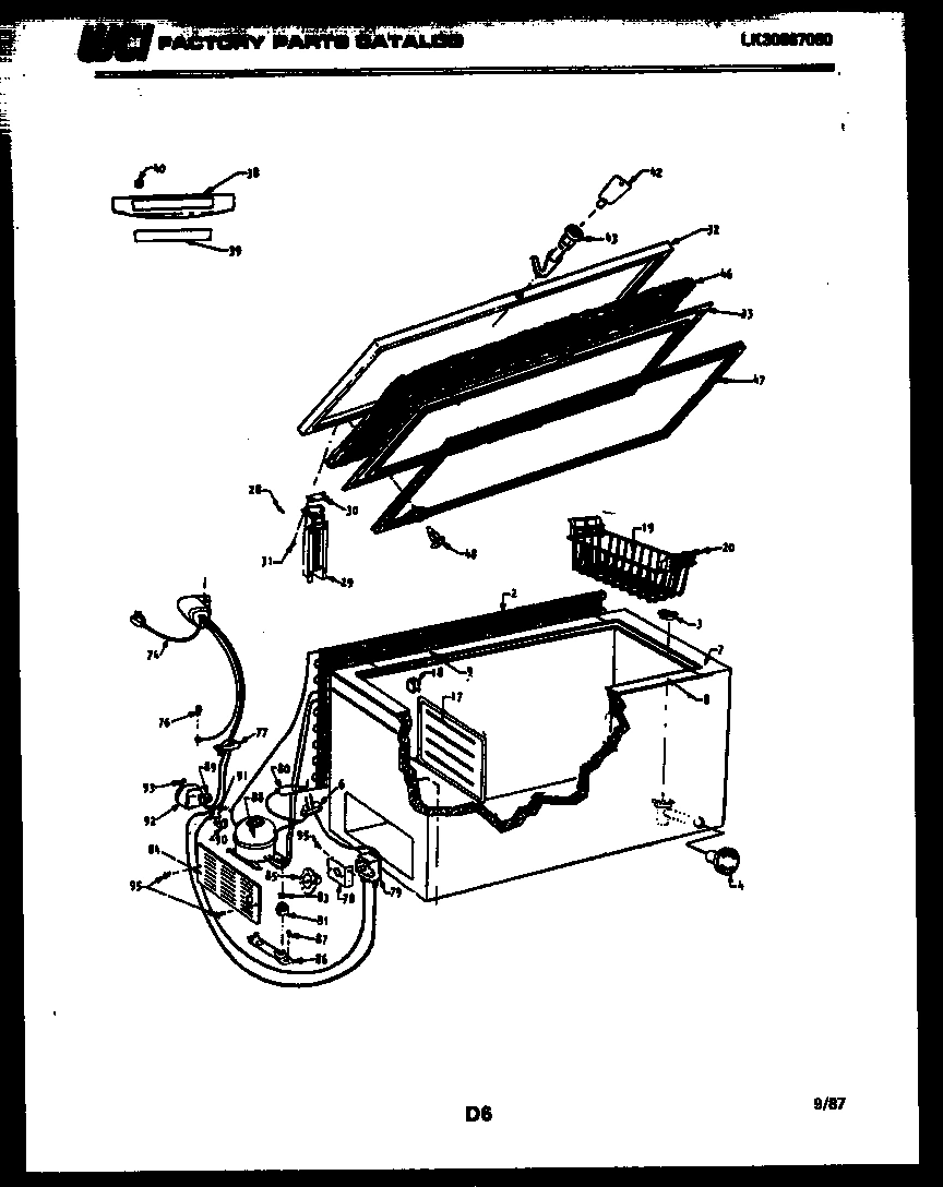 02 - CHEST FREEZER PARTS
