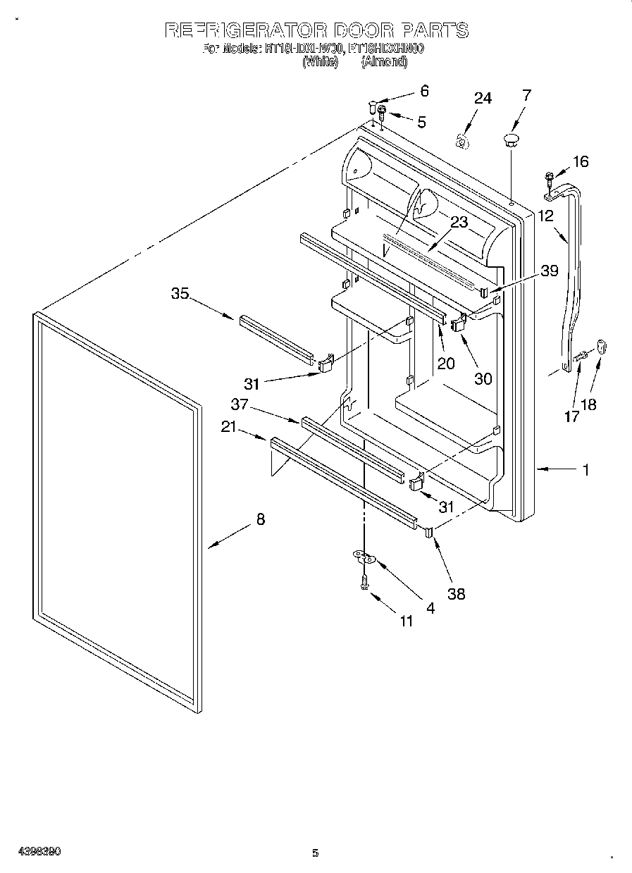 04 - REFRIGERATOR DOOR