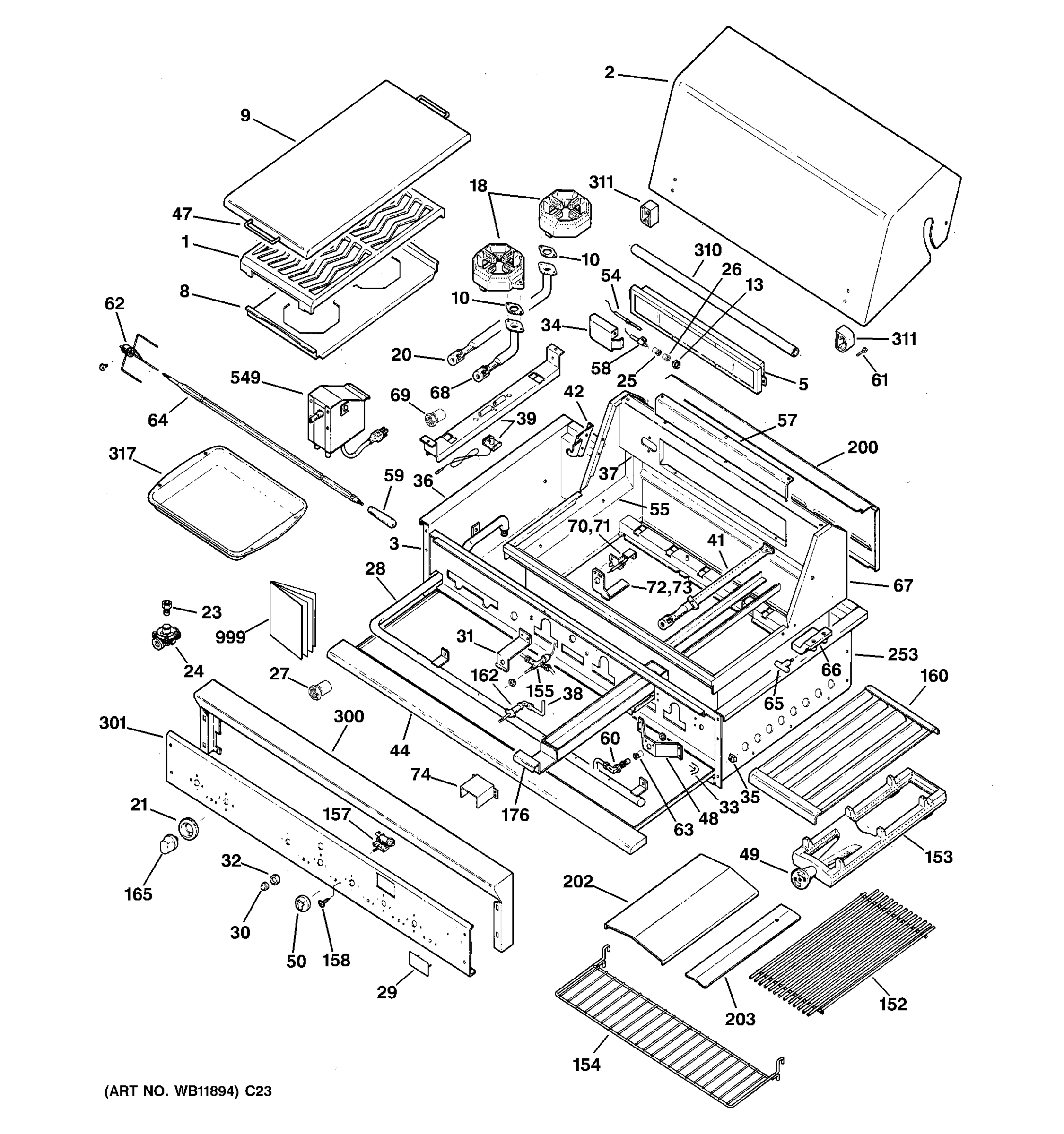 GAS GRILL PARTS