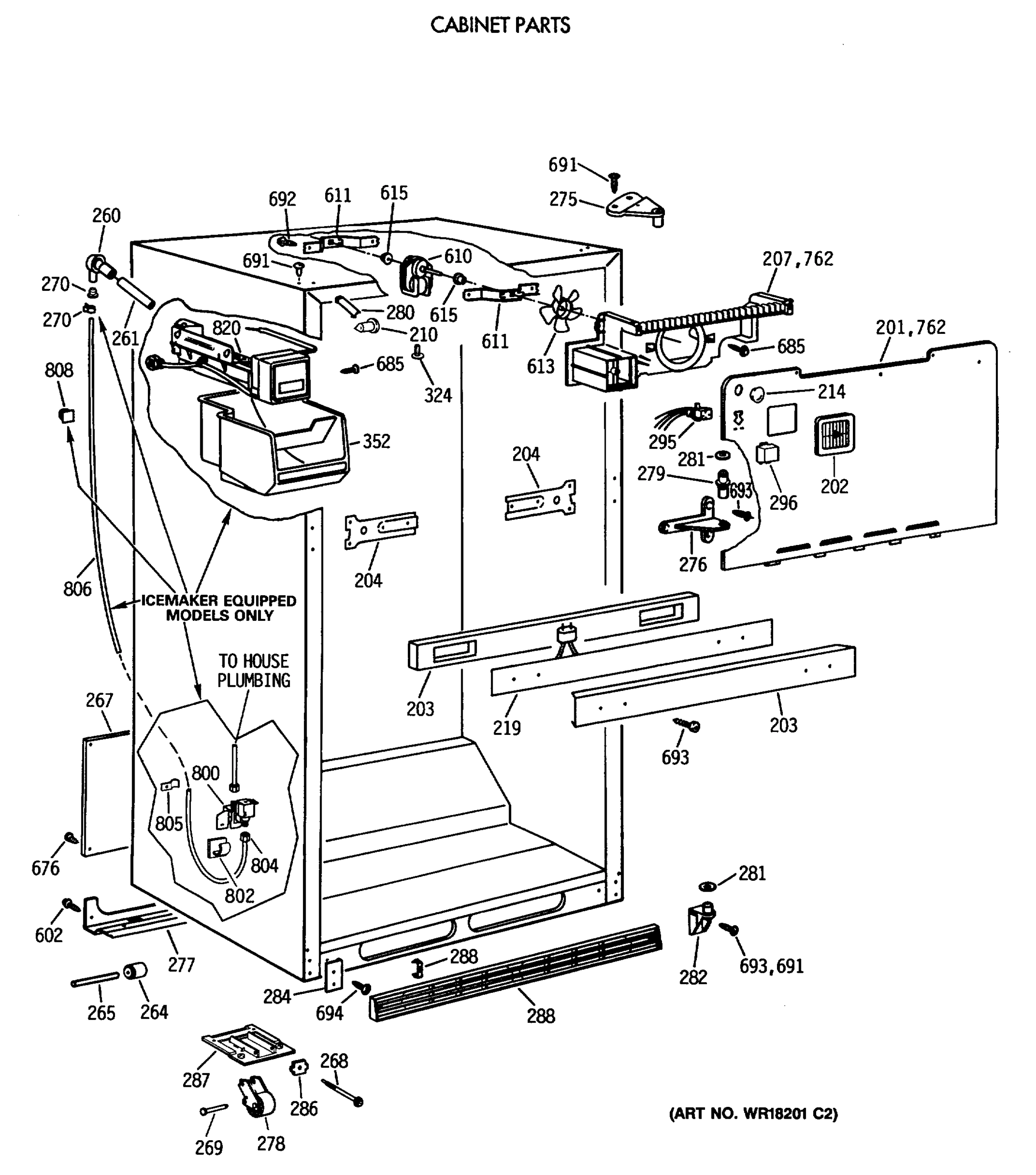 CABINET PARTS