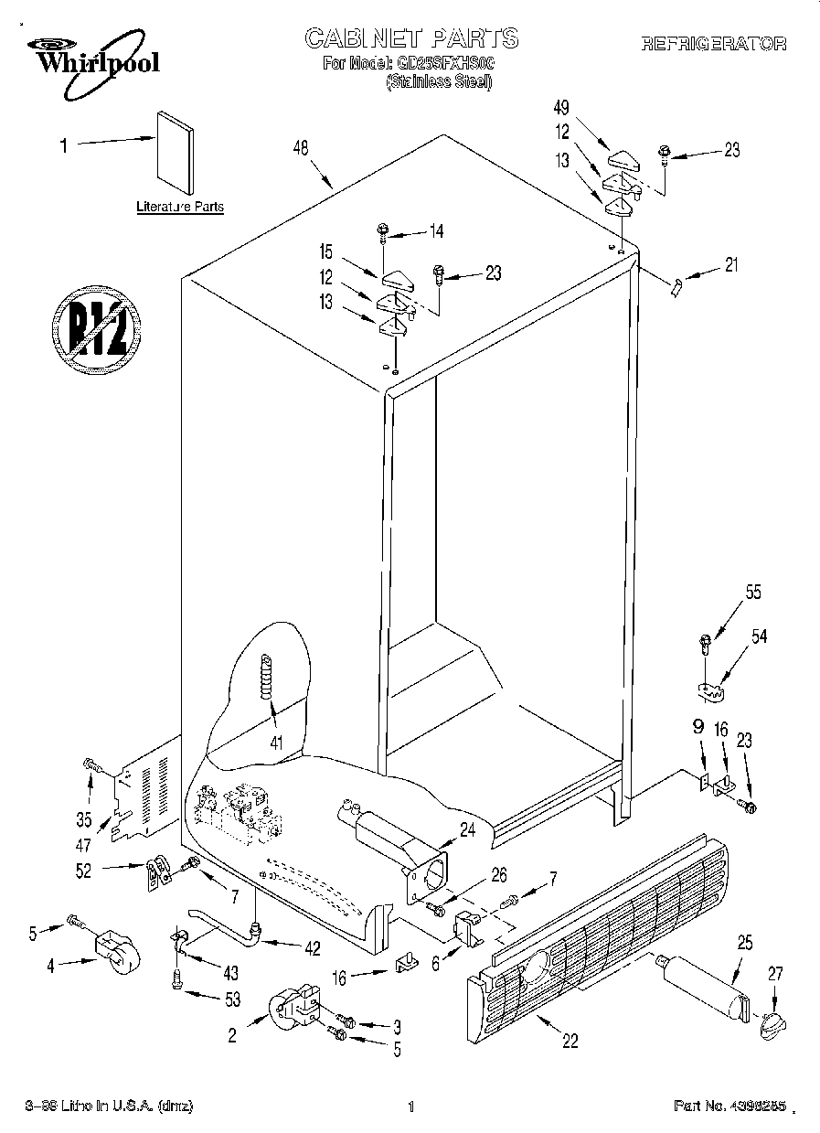 01 - CABINET, LITERATURE