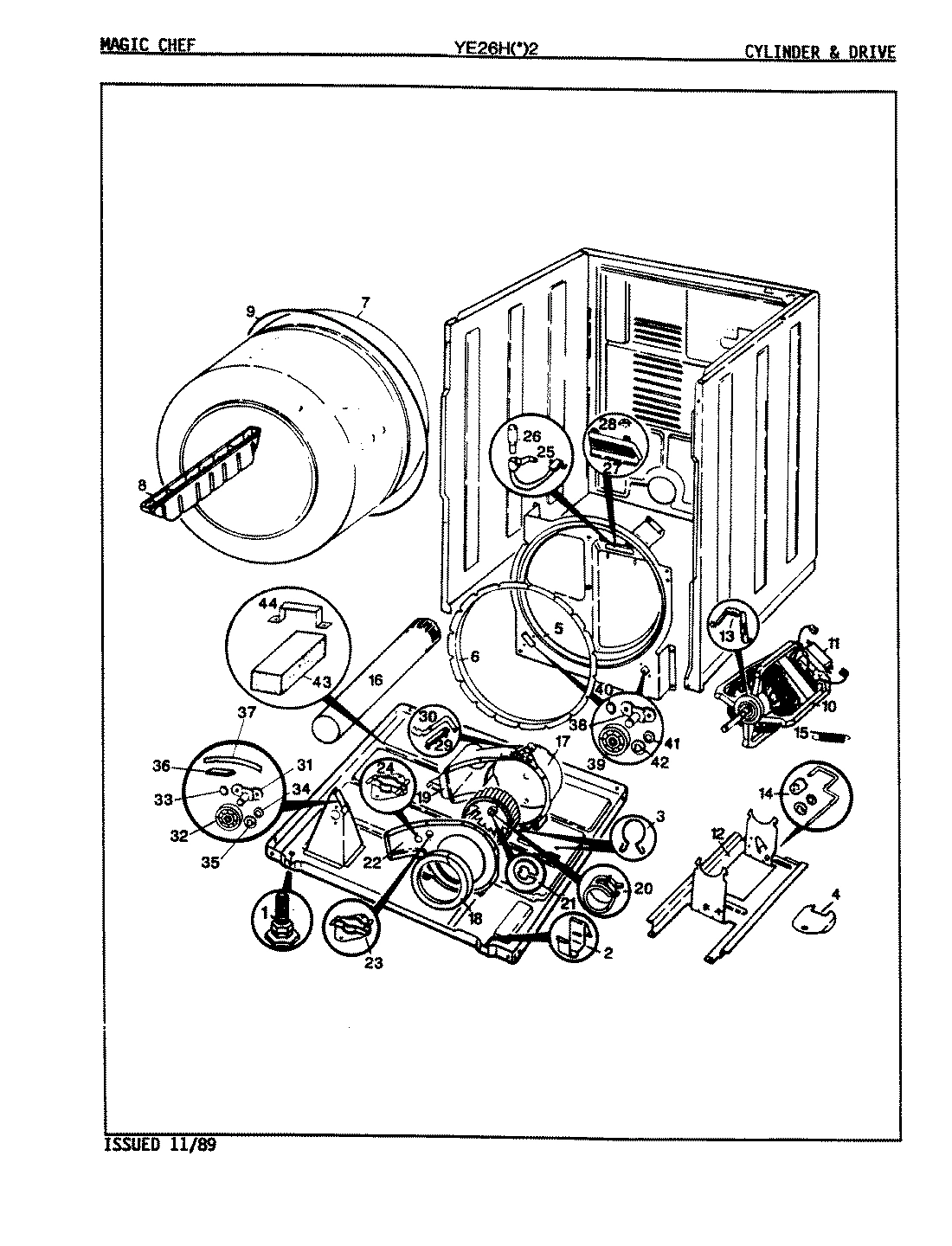 04 - CYLINDER & DRIVE (REV. A-D)