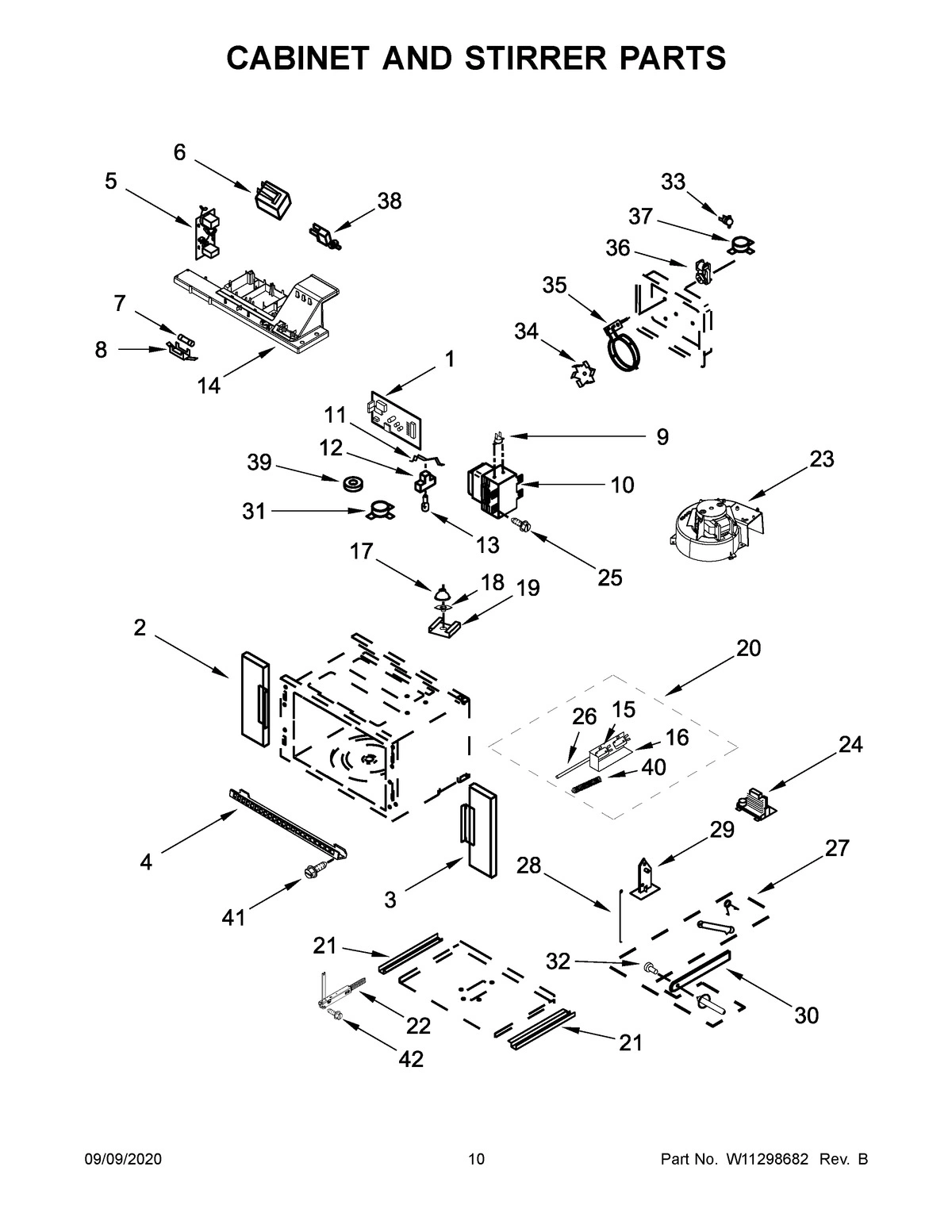 06 - CABINET AND STIRRER PARTS