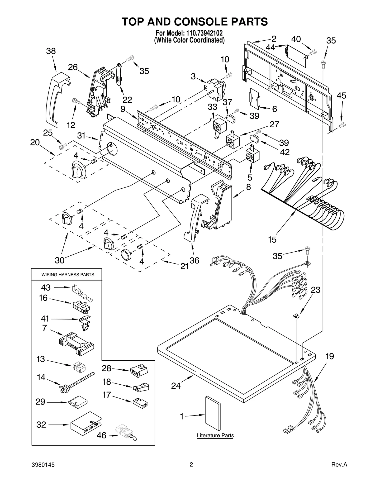 TOP AND CONSOLE PARTS