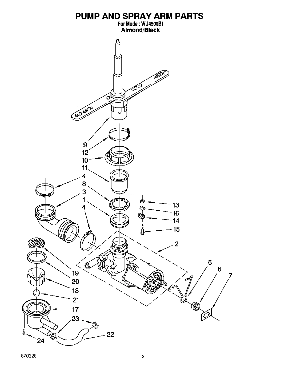 04 - PUMP AND SPRAY ARM