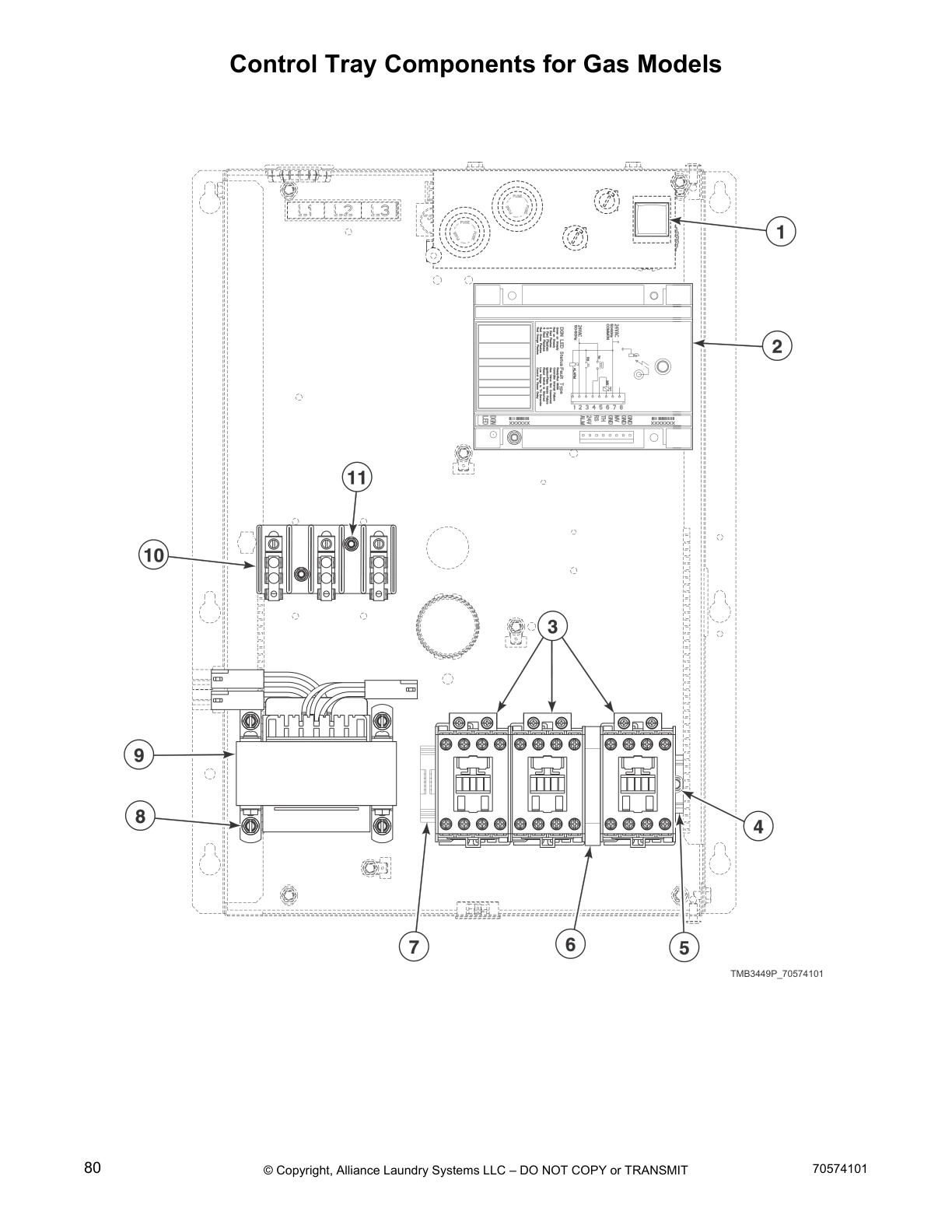 Control Tray Components for Gas Models