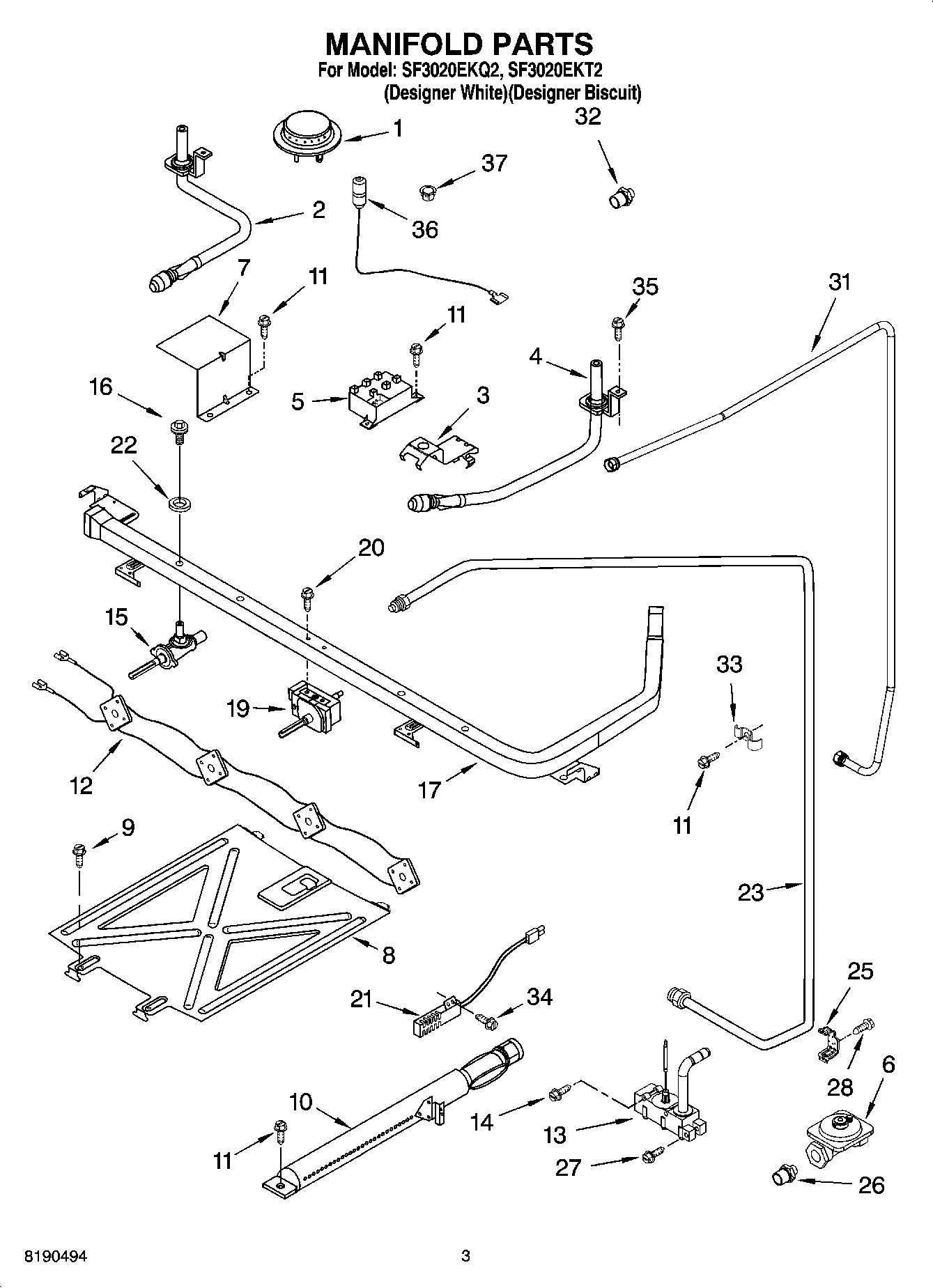 03 - MANIFOLD PARTS
