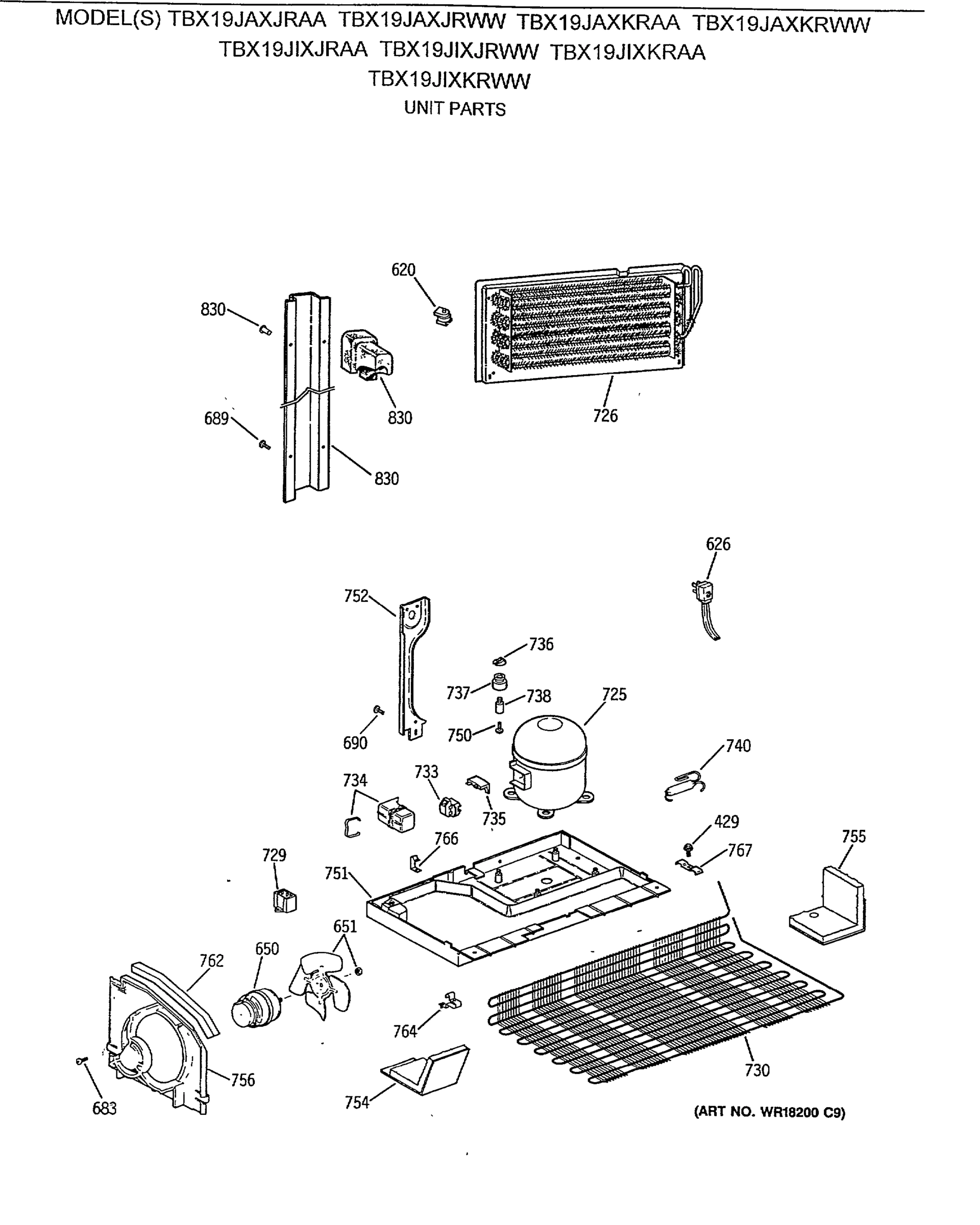 UNIT PARTS
