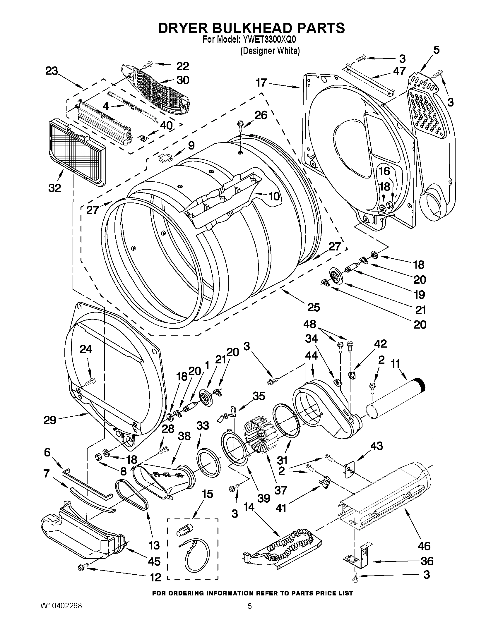 04 - DRYER BULKHEAD PARTS