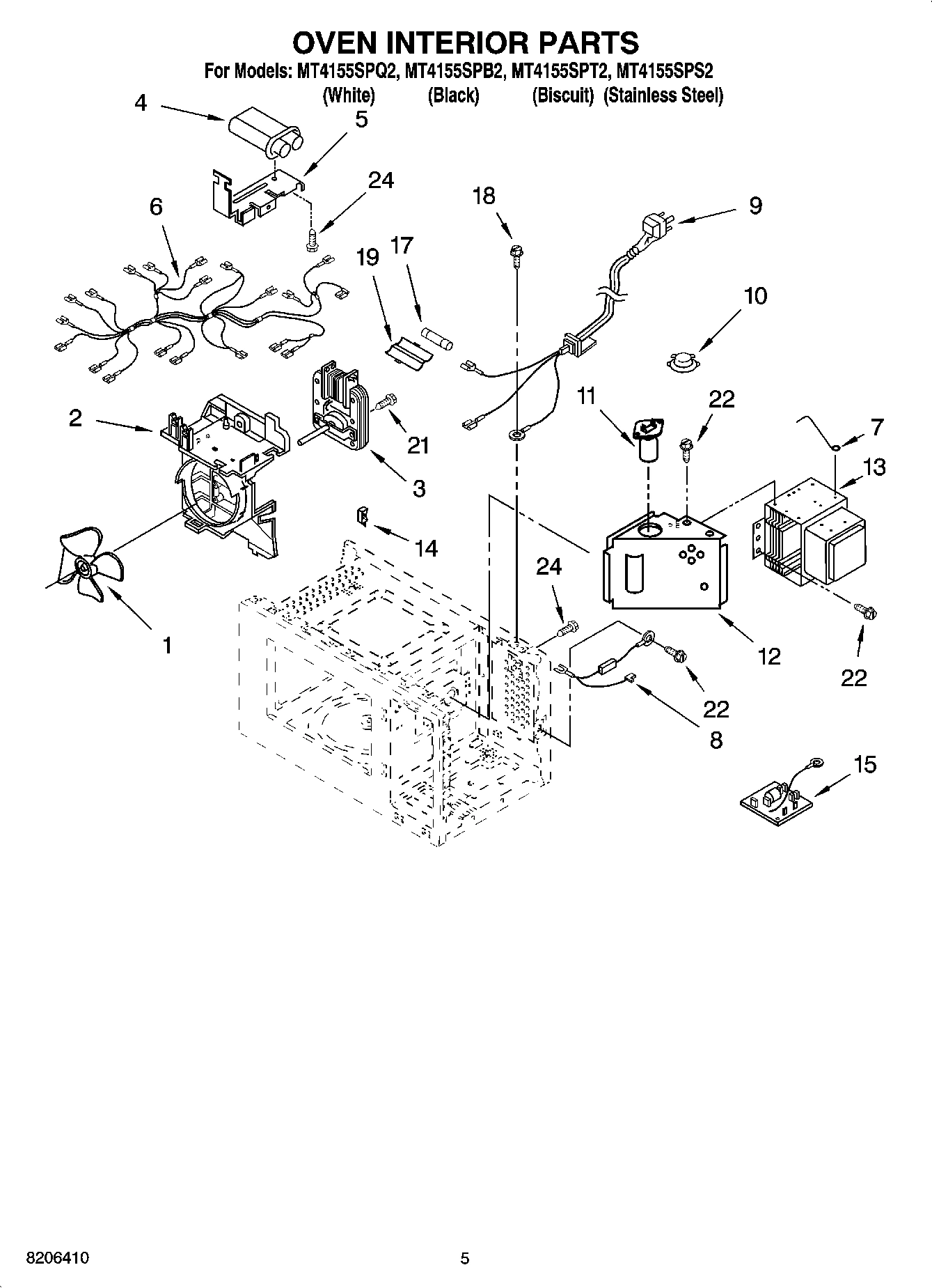 05 - OVEN INTERIOR PARTS