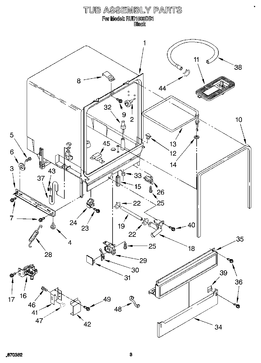 03 - TUB ASSEMBLY
