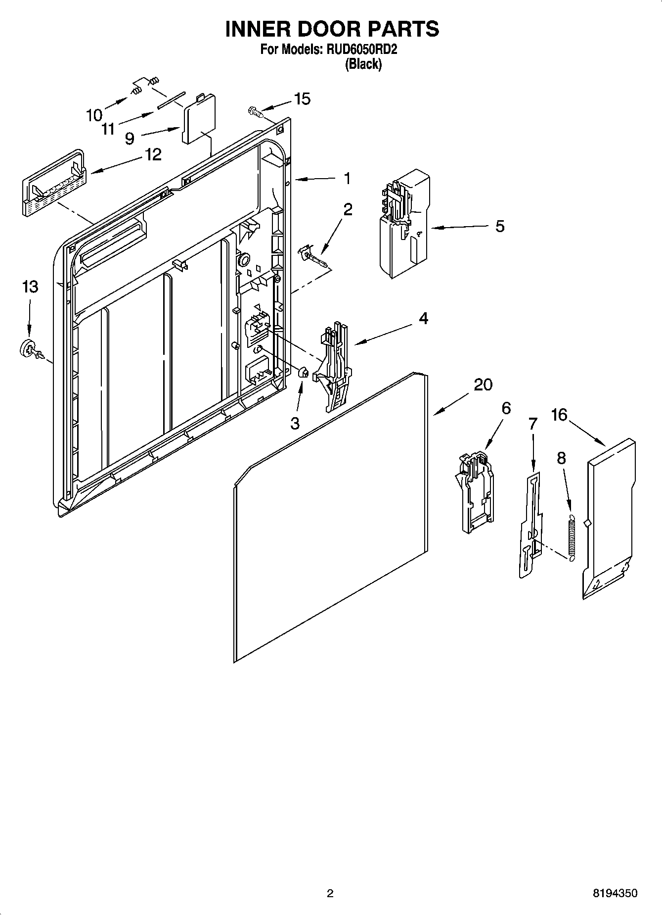 02 - INNER DOOR PARTS