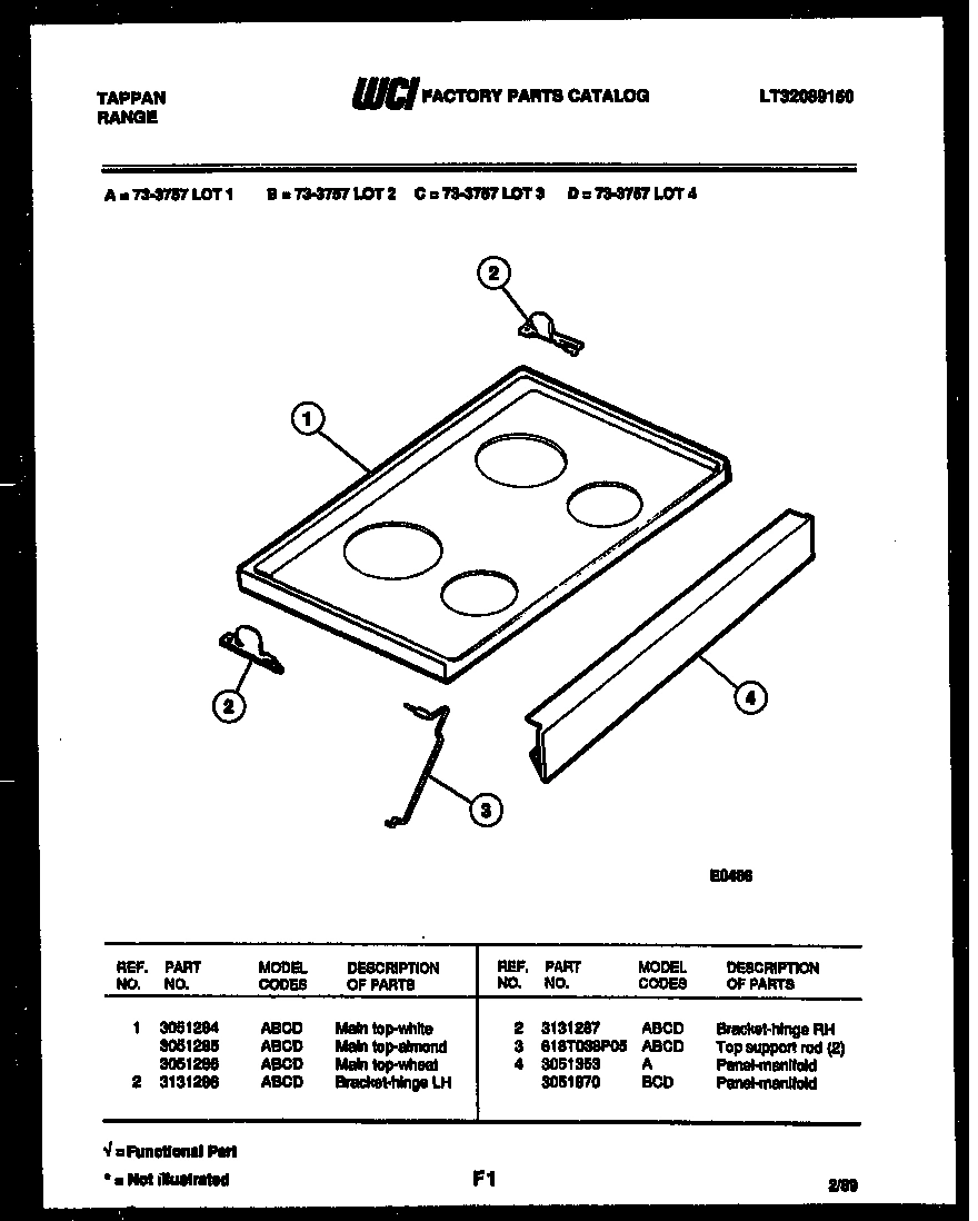 04 - COOKTOP PARTS