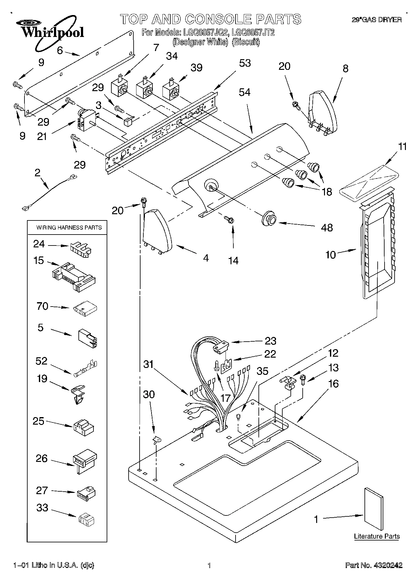 01 - TOP AND CONSOLE, LIT/OPTIONAL