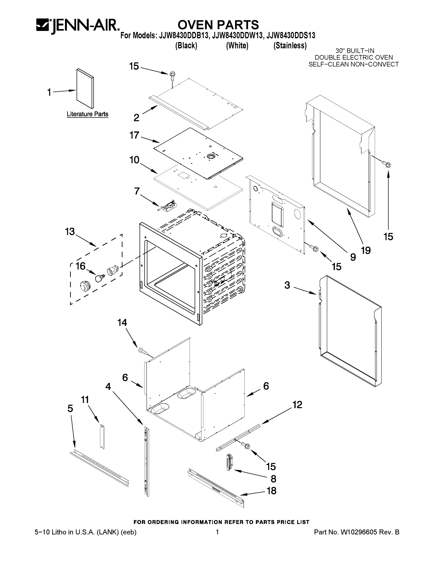 01 - OVEN PARTS