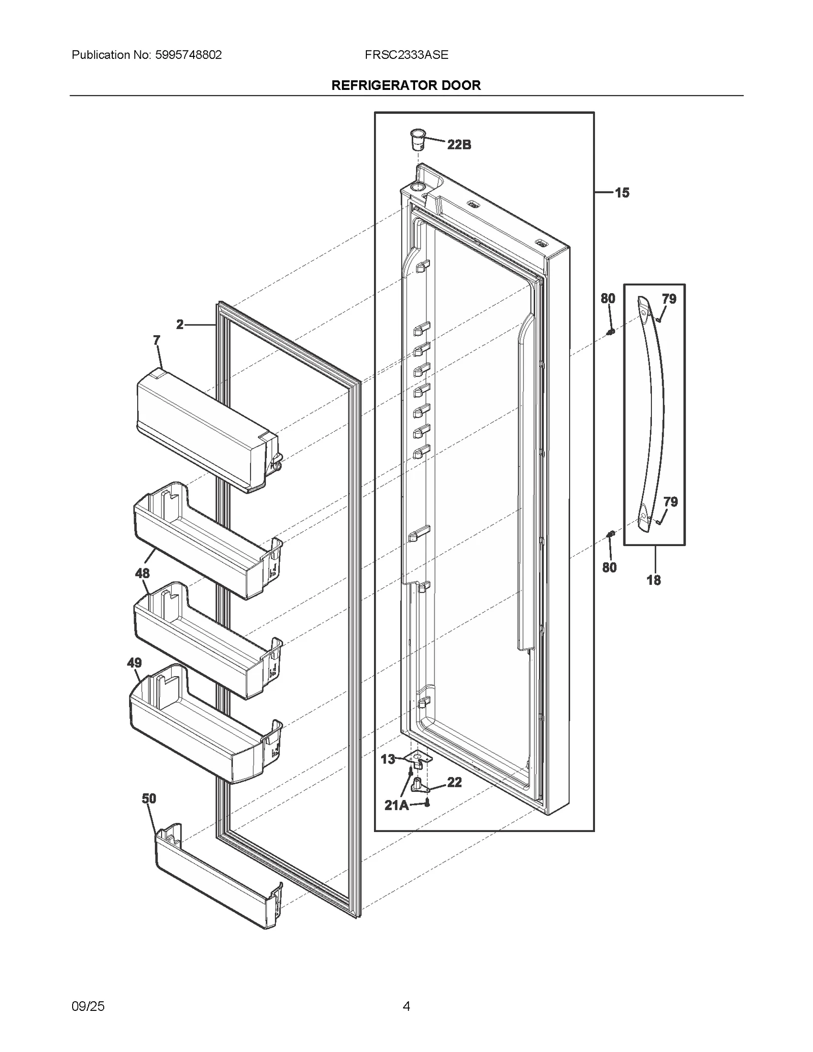 REFRIGERATOR DOOR