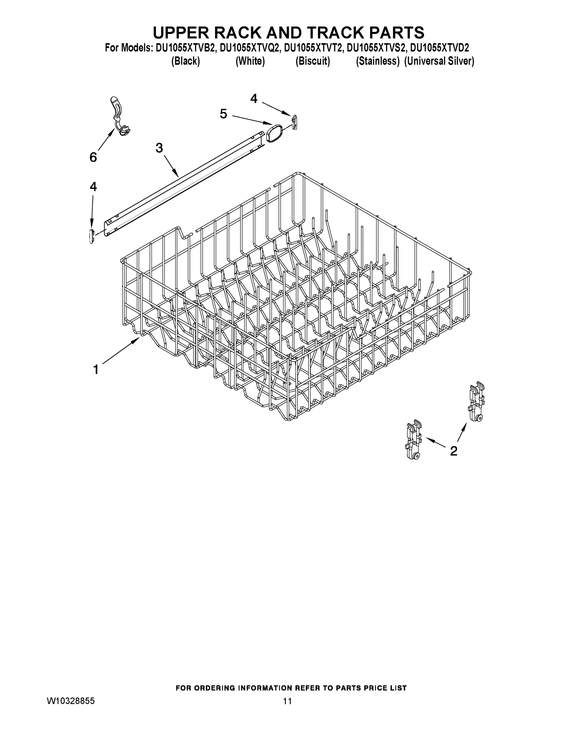 09 - UPPER RACK AND TRACK PARTS