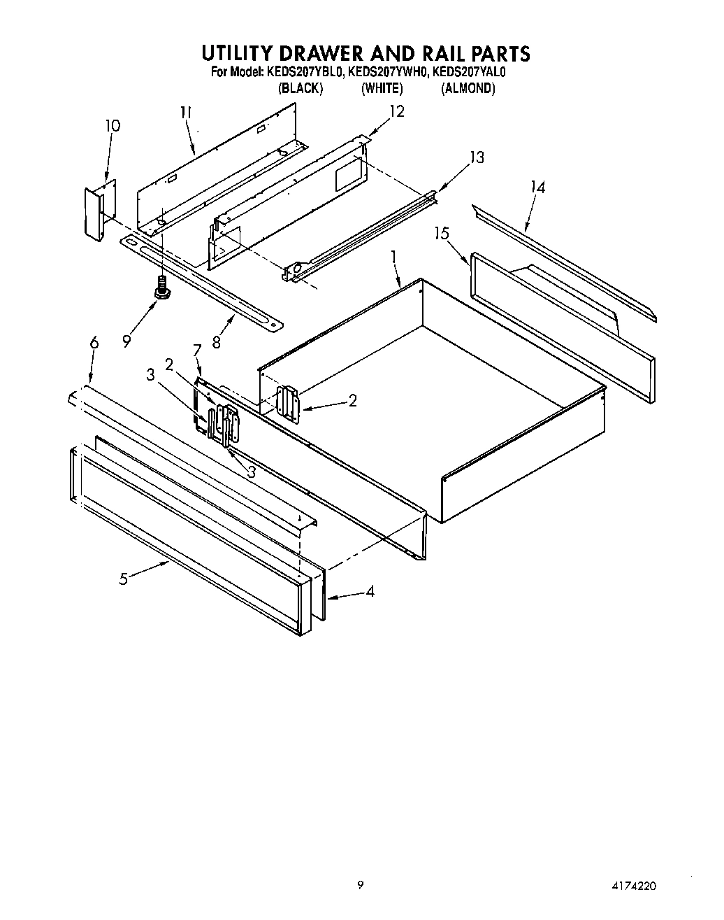 06 - UTILITY DRAWER AND RAIL