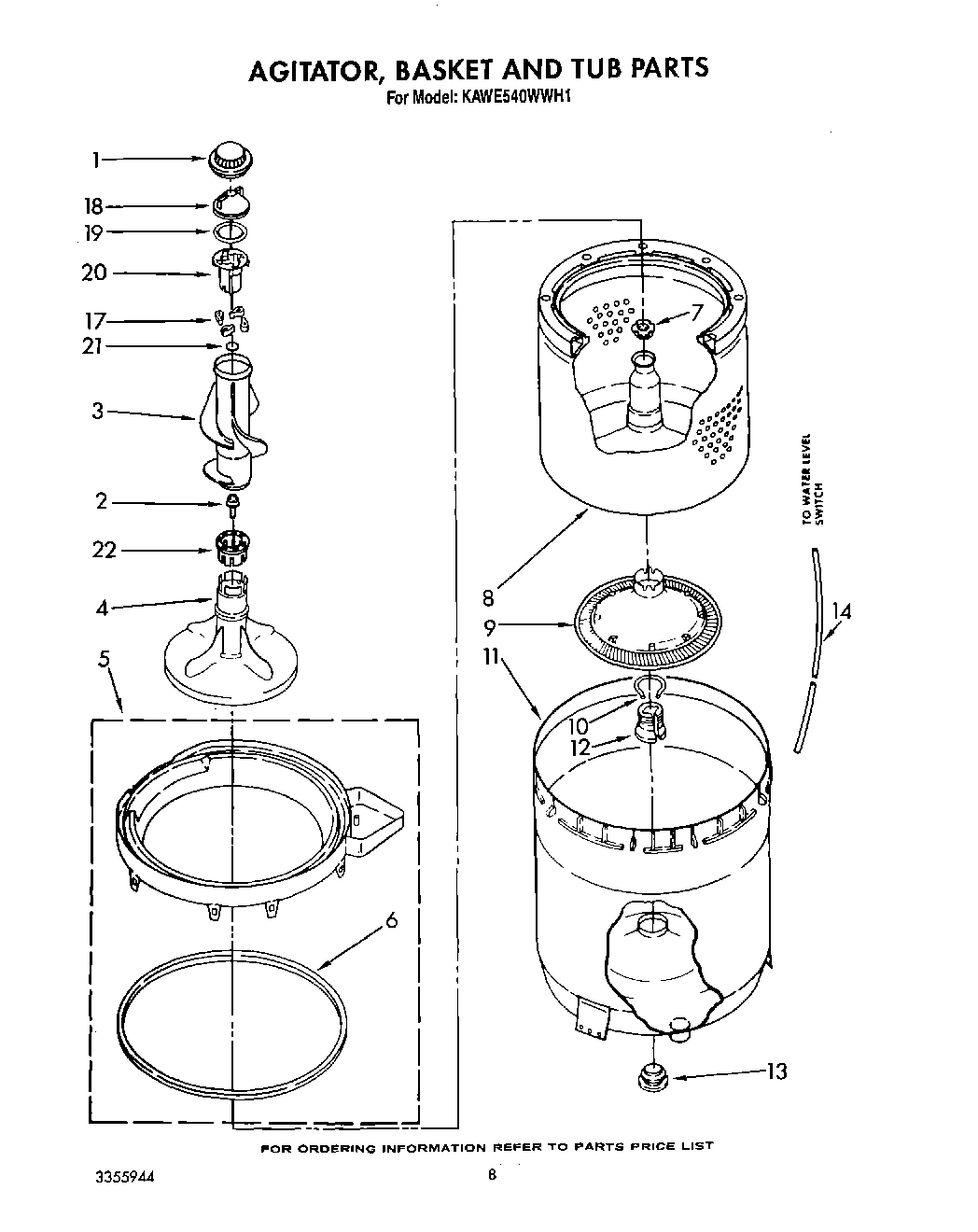 06 - AGITATOR, BASKET AND TUB