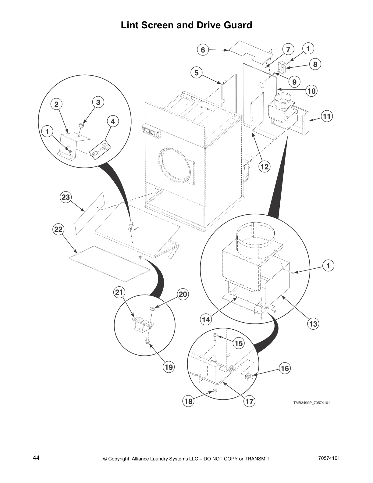 Lint Screen and Drive Guard