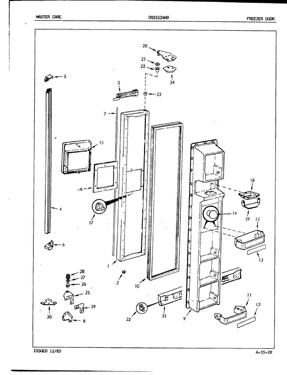 02 - FREEZER DOOR