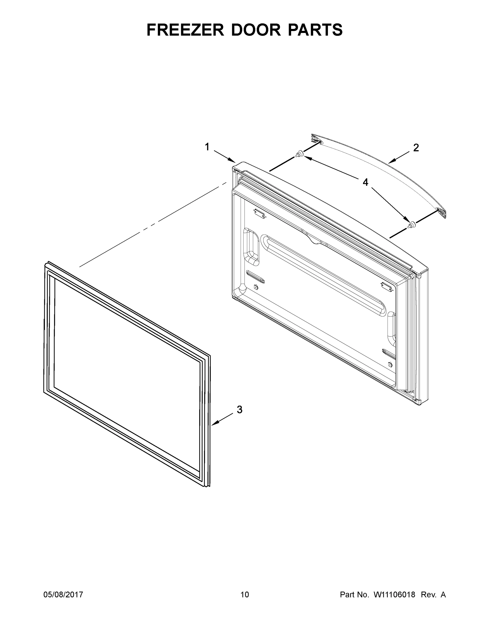 06 - FREEZER DOOR PARTS