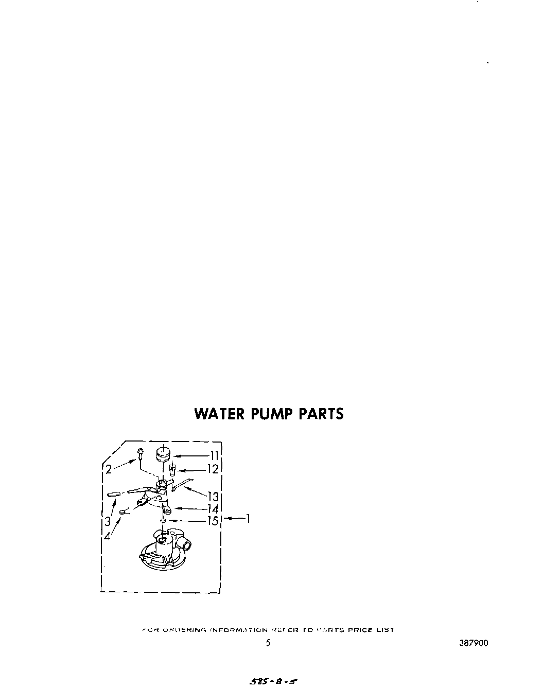 04 - WATER PUMP PARTS