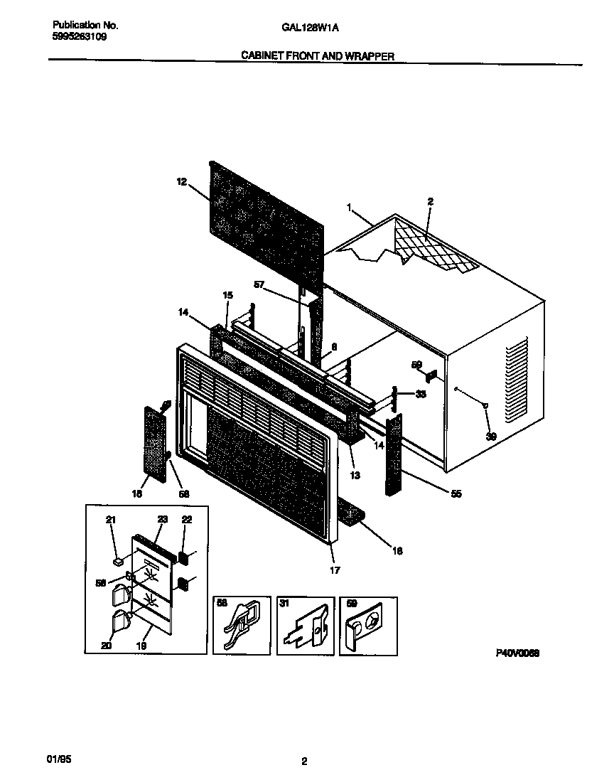 02 - CABINET FRONT AND WRAPPER