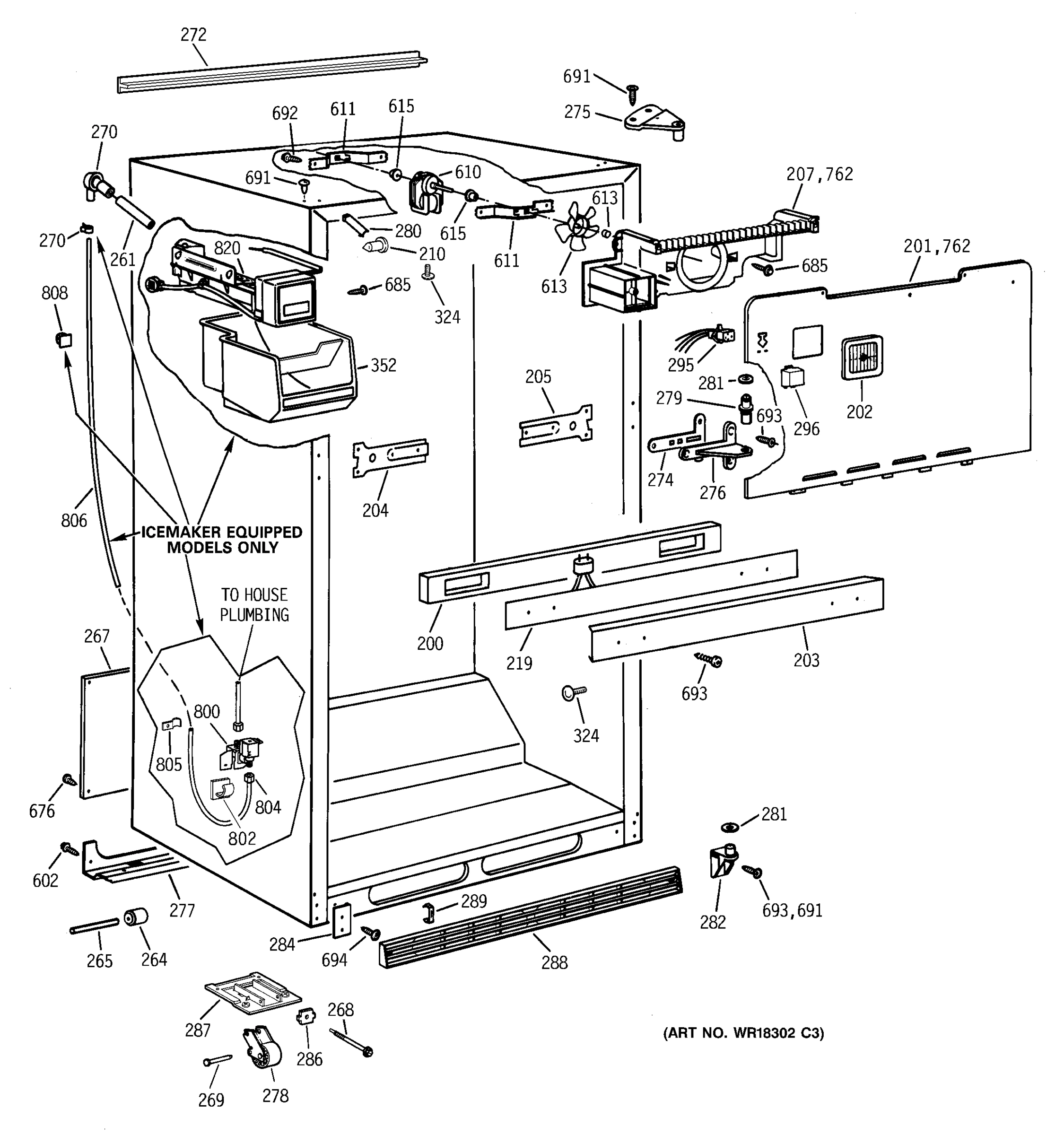 CABINET PARTS