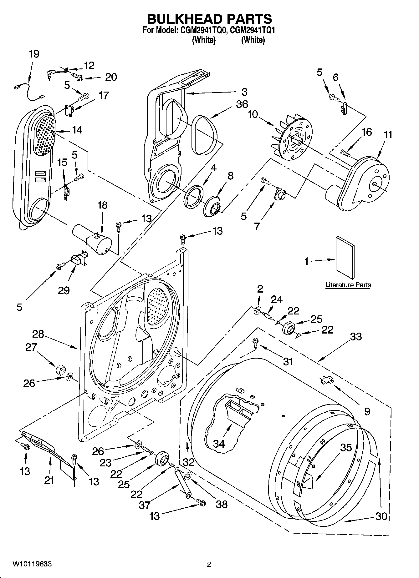 01 - BULKHEAD PARTS