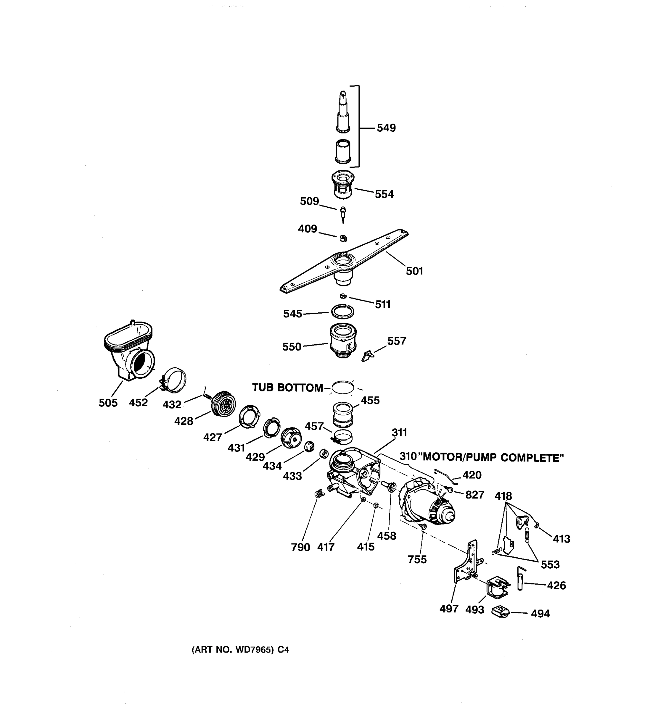 MOTOR-PUMP MECHANISM