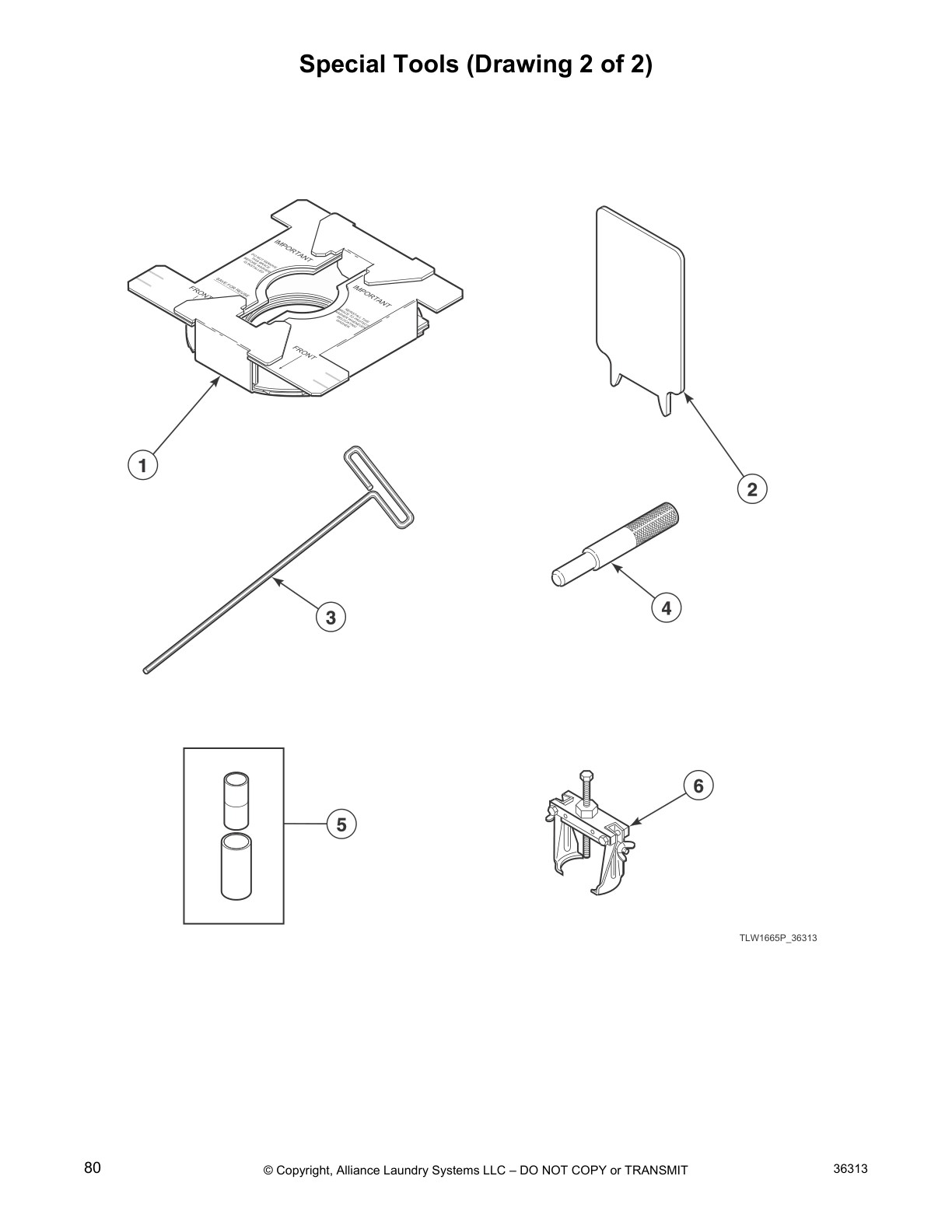 Special Tools (Drawing 2 of 2)