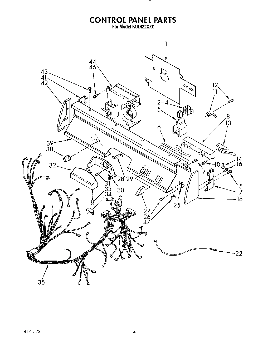 04 - CONTROL PANEL, LIT/OPTIONAL