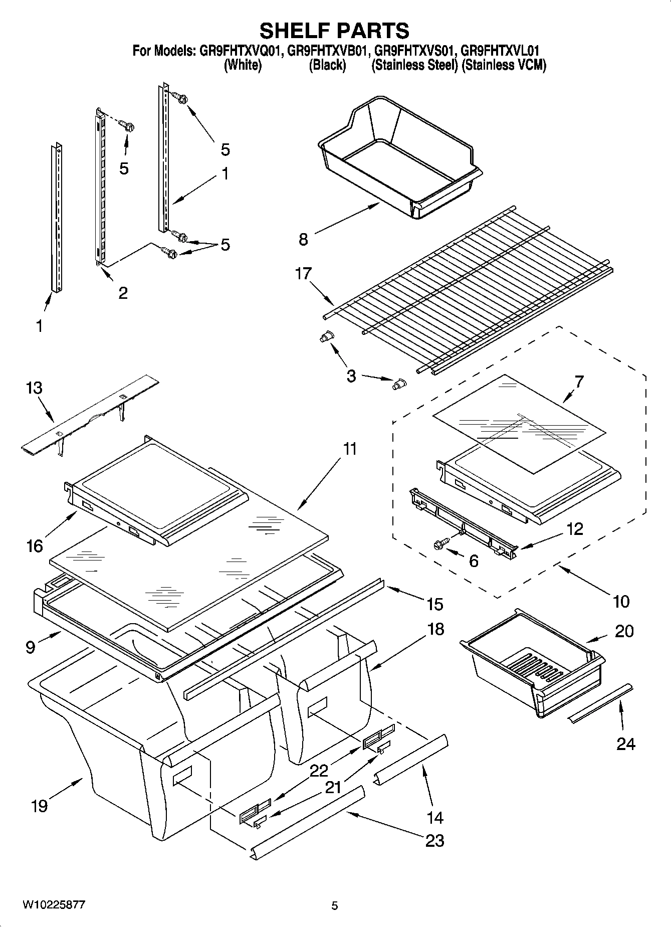 03 - SHELF PARTS