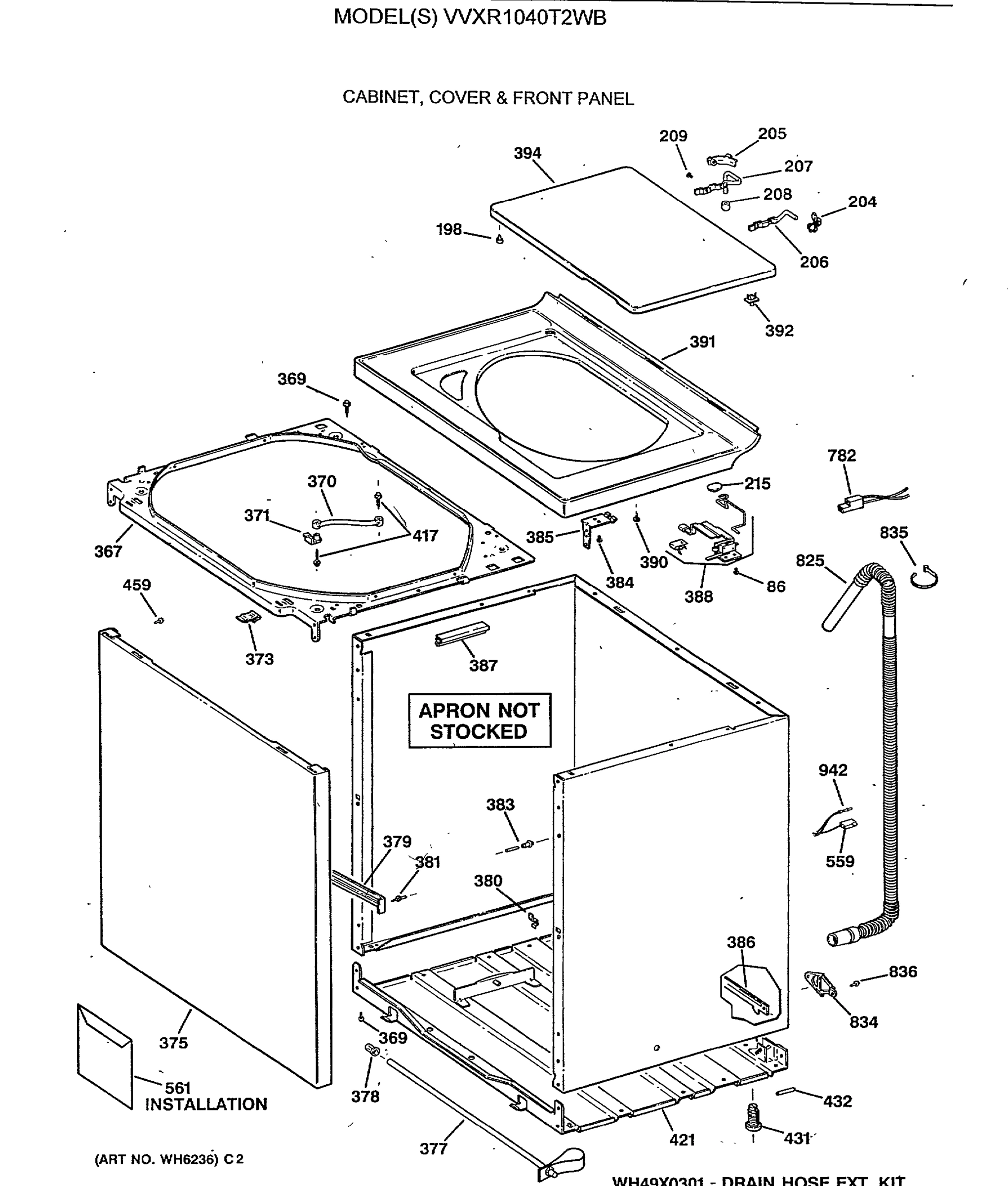 CABINET, COVER & FRONT PANEL
