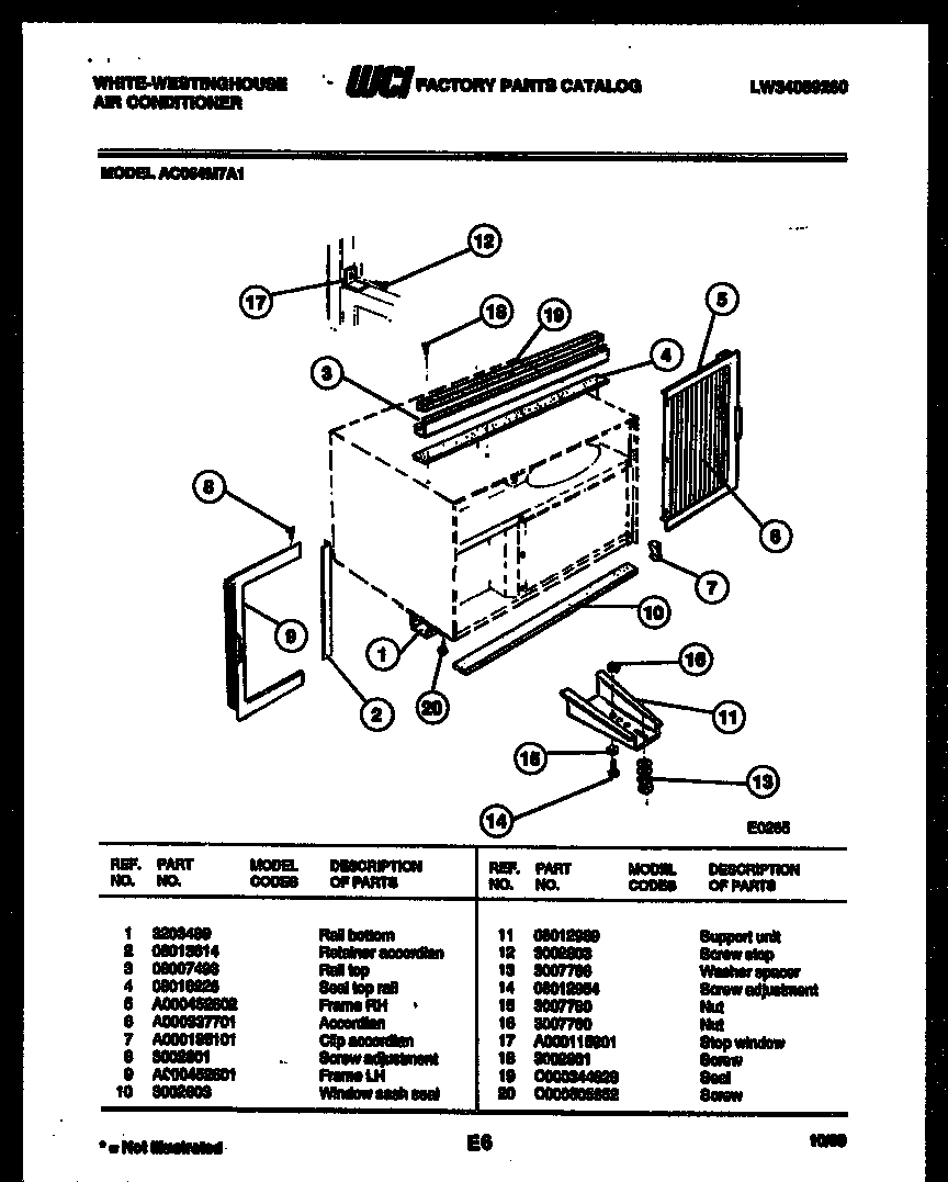 06 - CABINET AND INSTALLATION PARTS