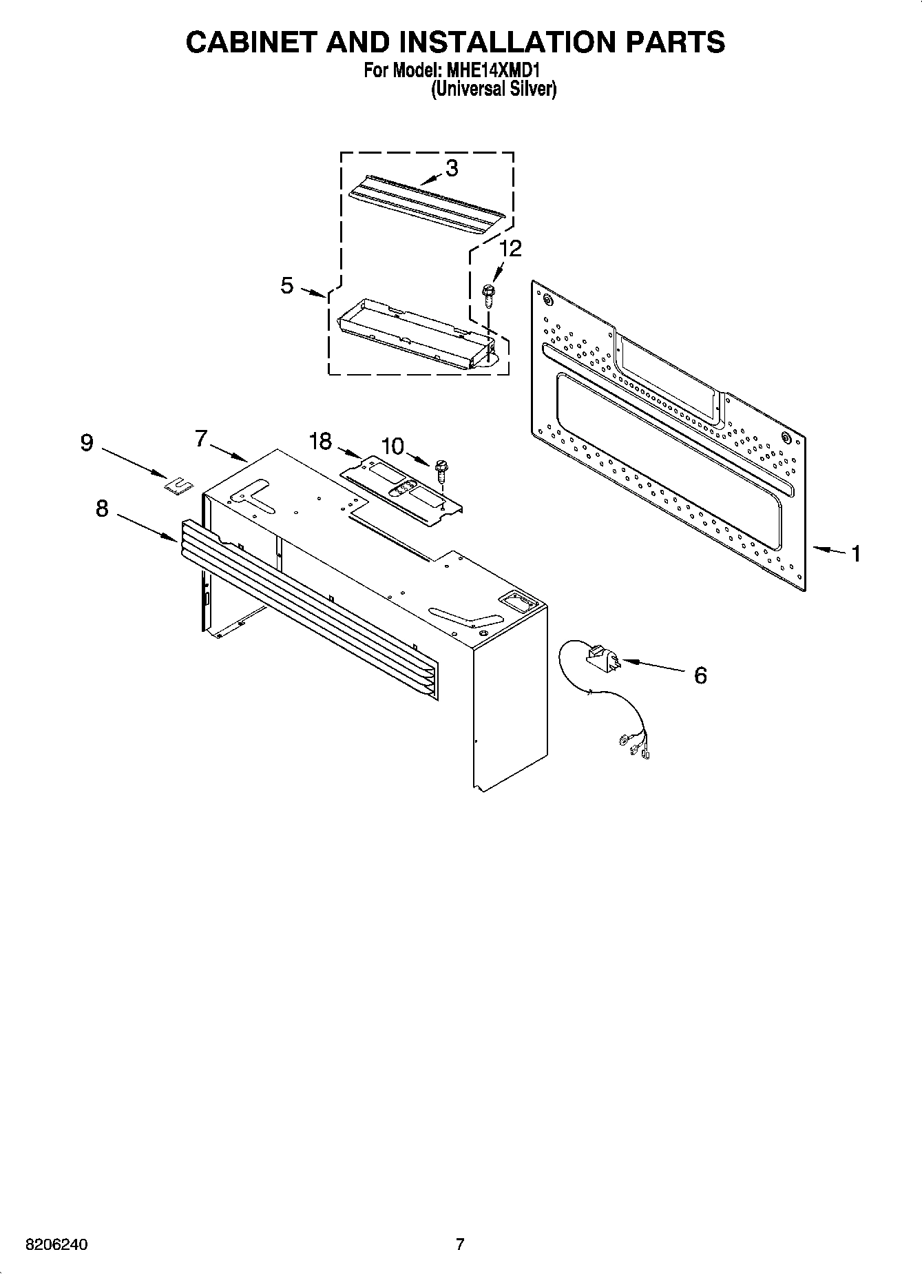 06 - CABINET AND INSTALLATION PARTS