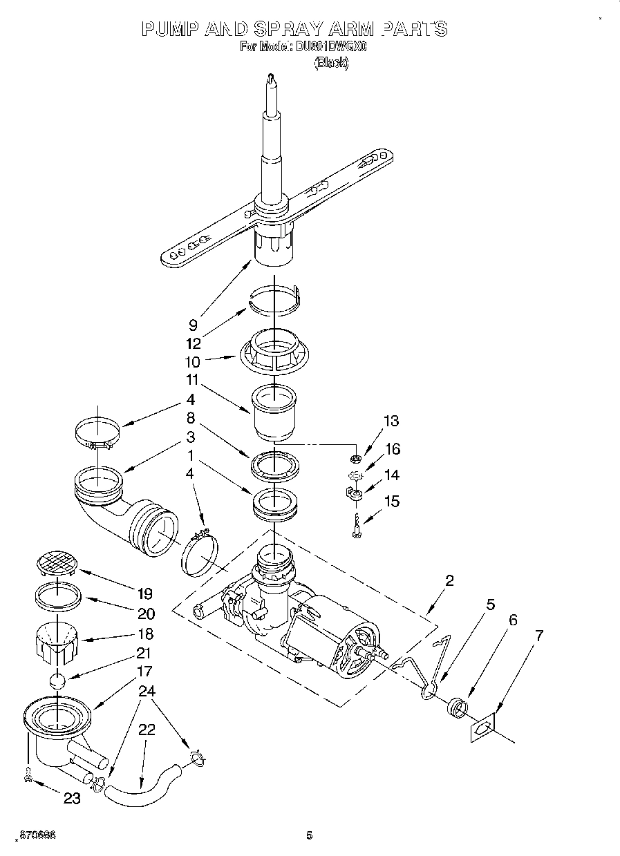 04 - PUMP AND SPRAY ARM