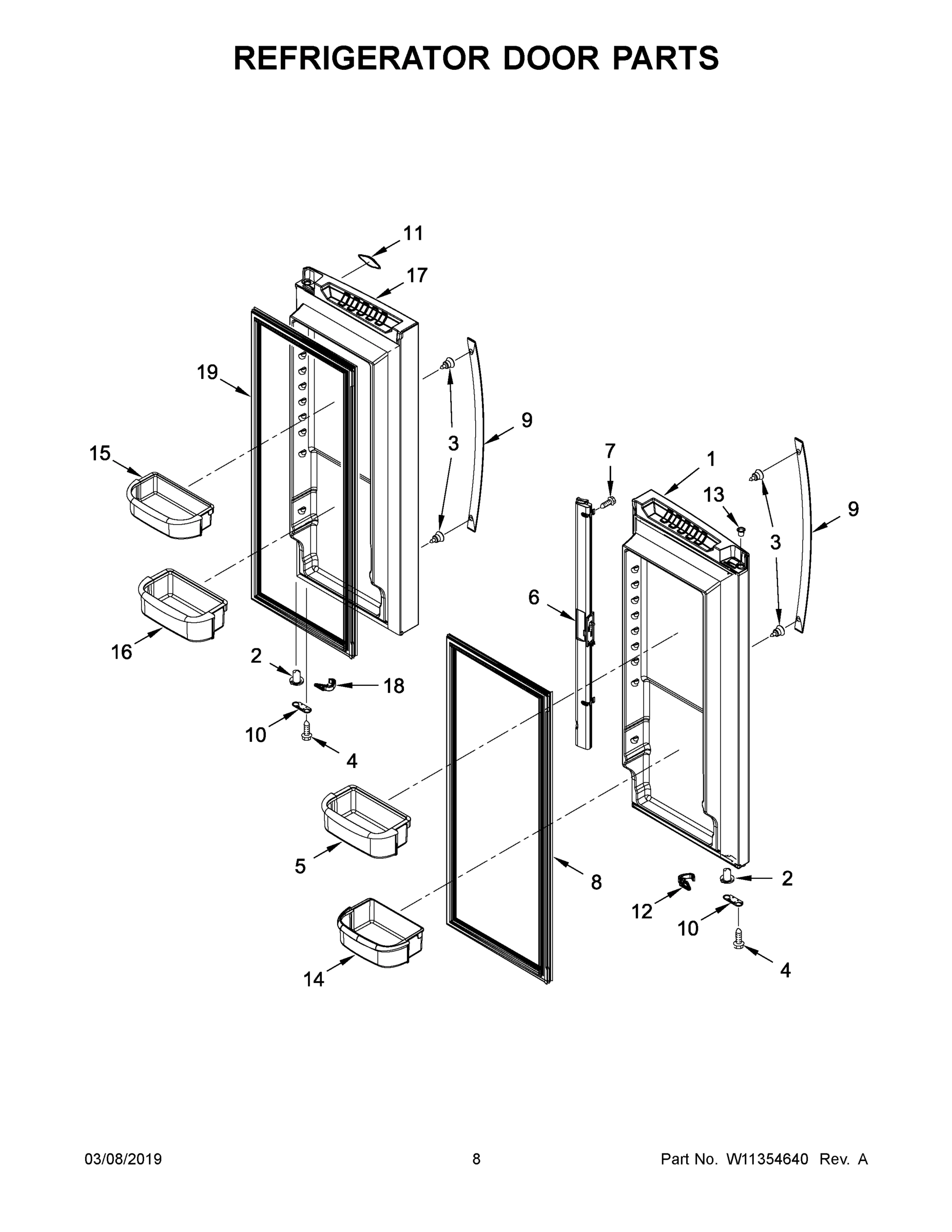 05 - REFRIGERATOR DOOR PARTS