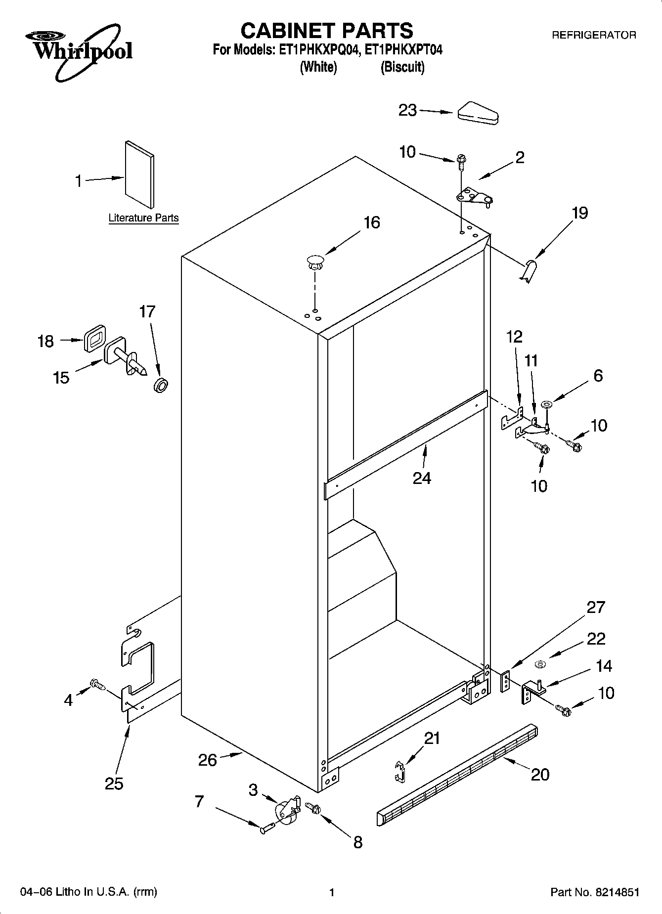 01 - CABINET PARTS