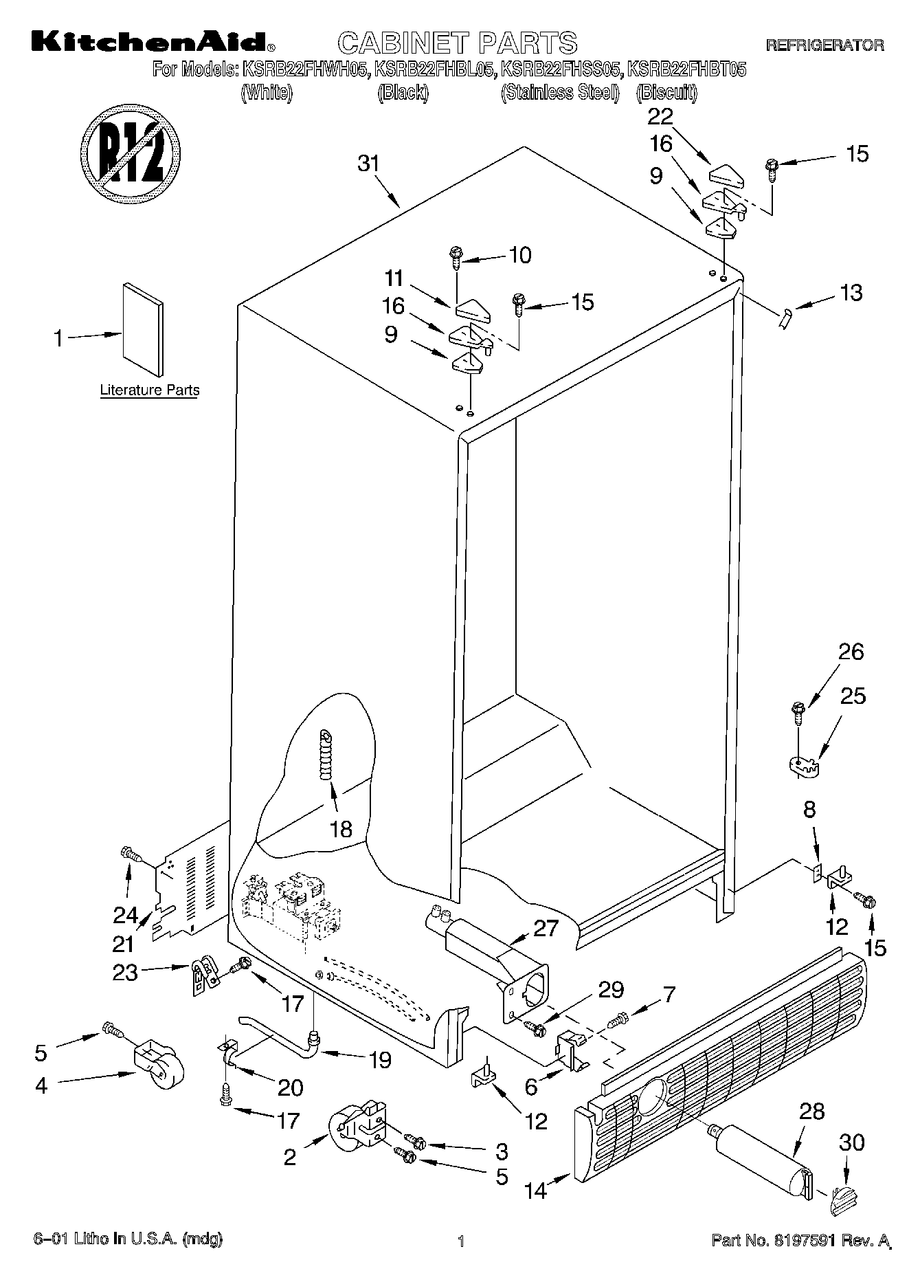 01 - CABINET, LITERATURE
