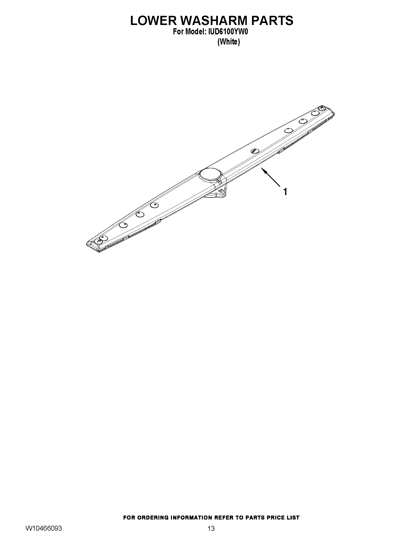11 - LOWER WASHARM PARTS