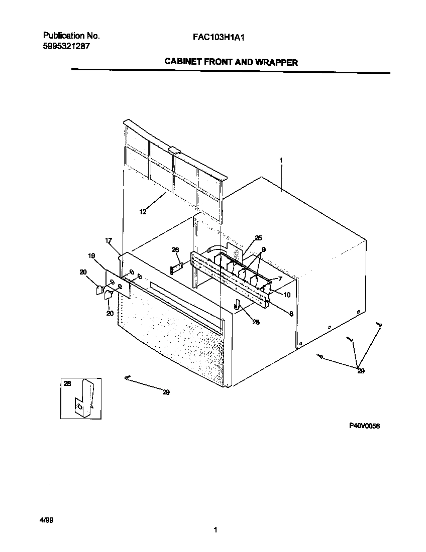 02 - CABINET FRONT/WRAPPER