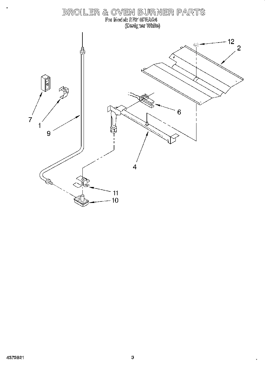 03 - BROILER AND OVEN BURNER