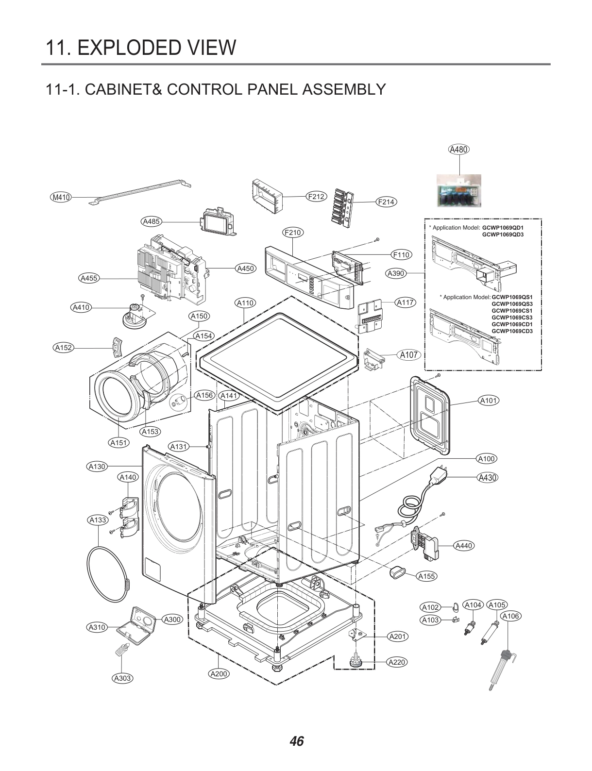 CABINET& CONTROL PANEL ASSEMBLY