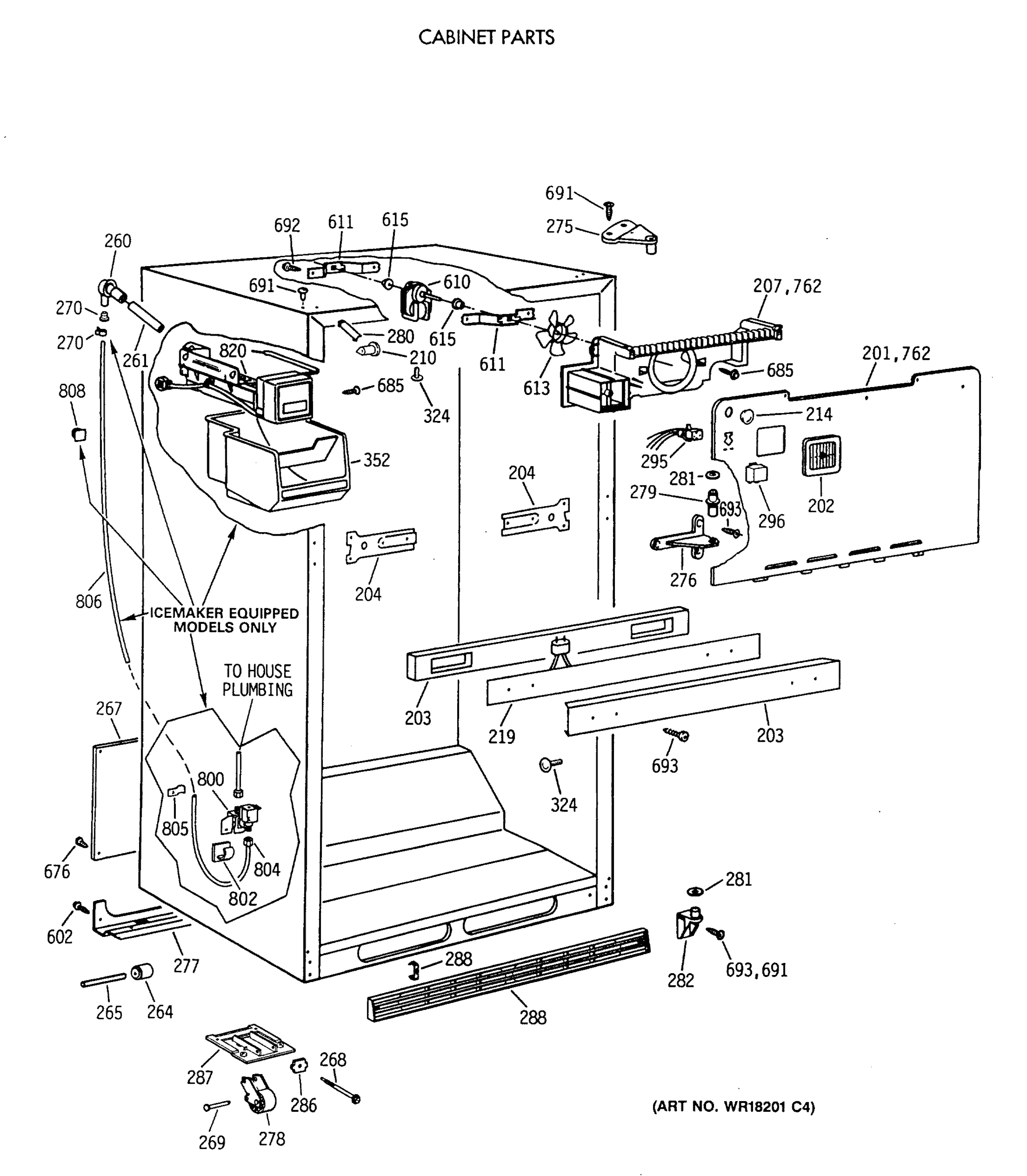 CABINET PARTS