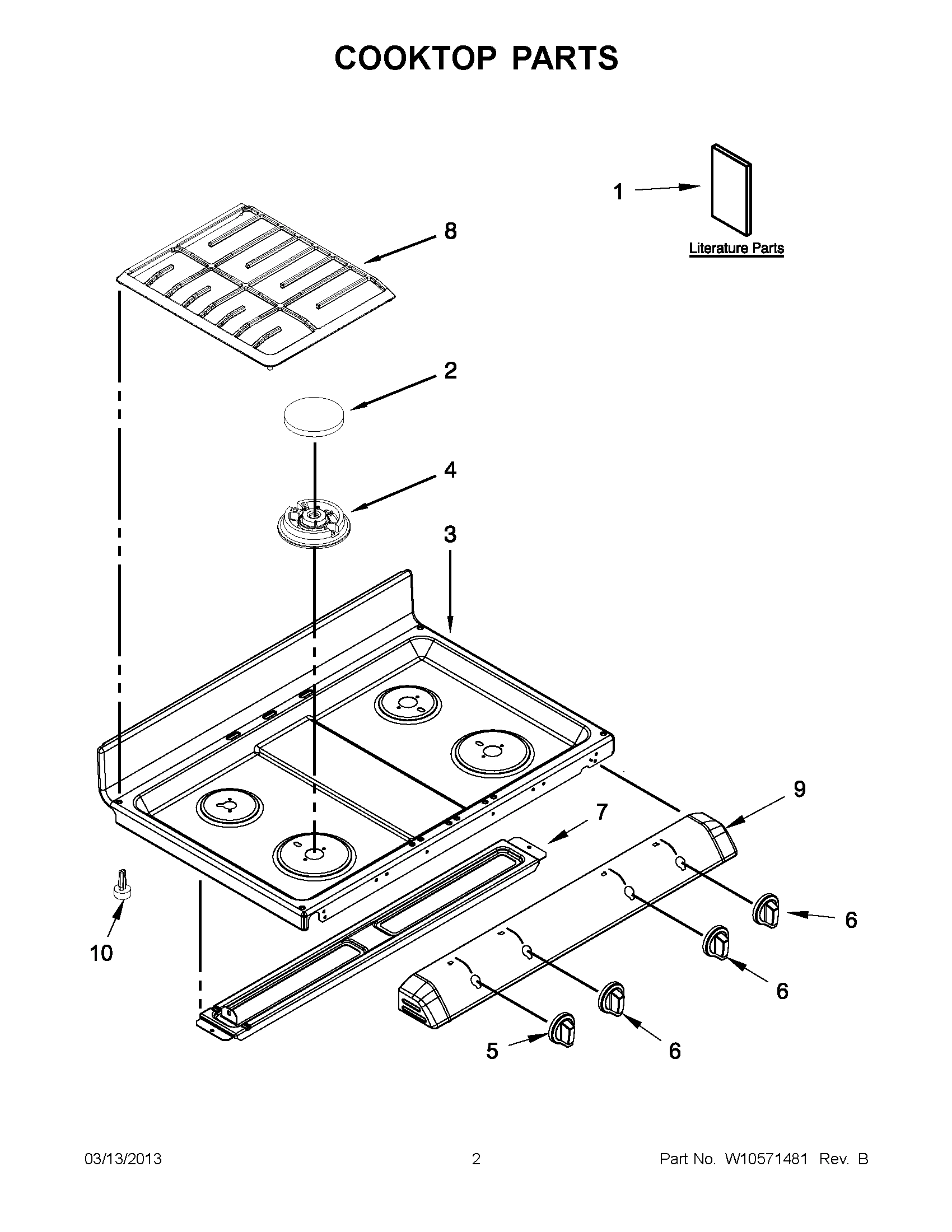 01 - COOKTOP PARTS