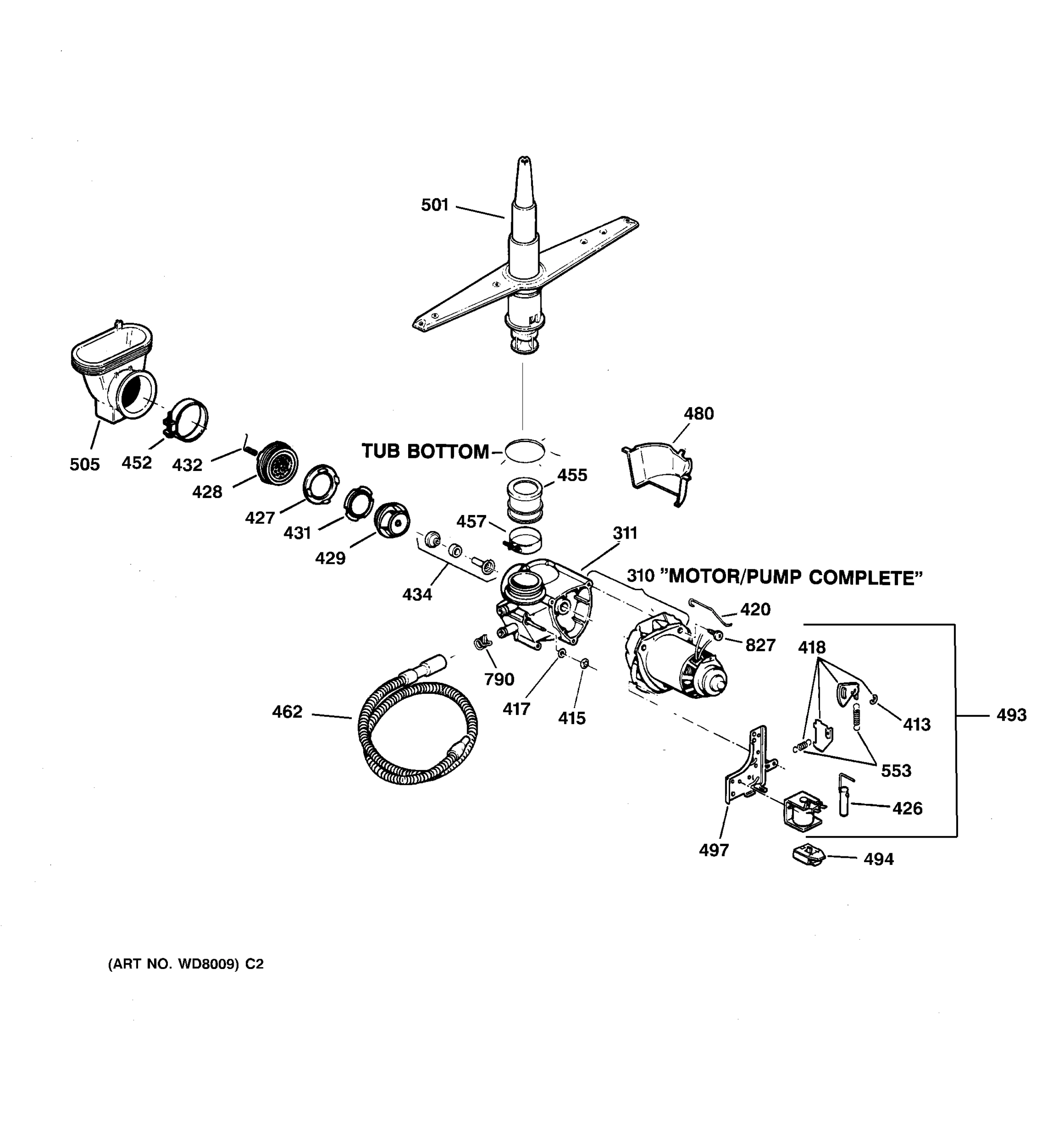 MOTOR-PUMP MECHANISM