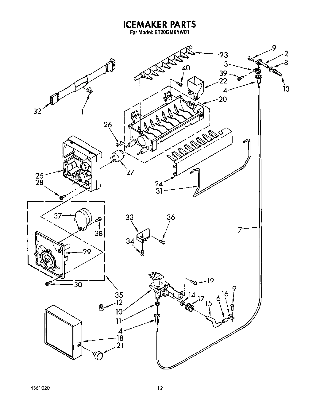 08 - ICEMAKER, LIT/OPTIONAL