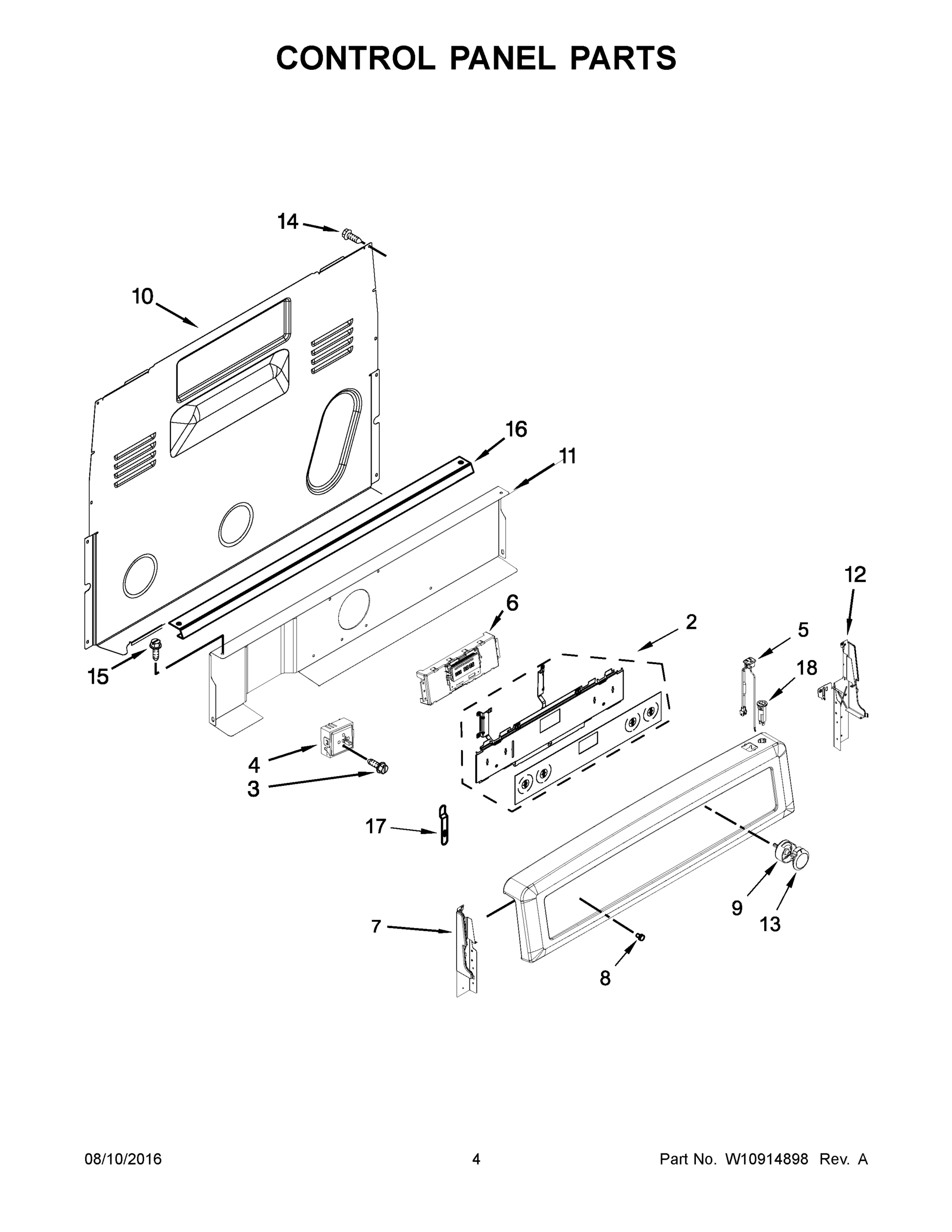 03 - CONTROL PANEL PARTS